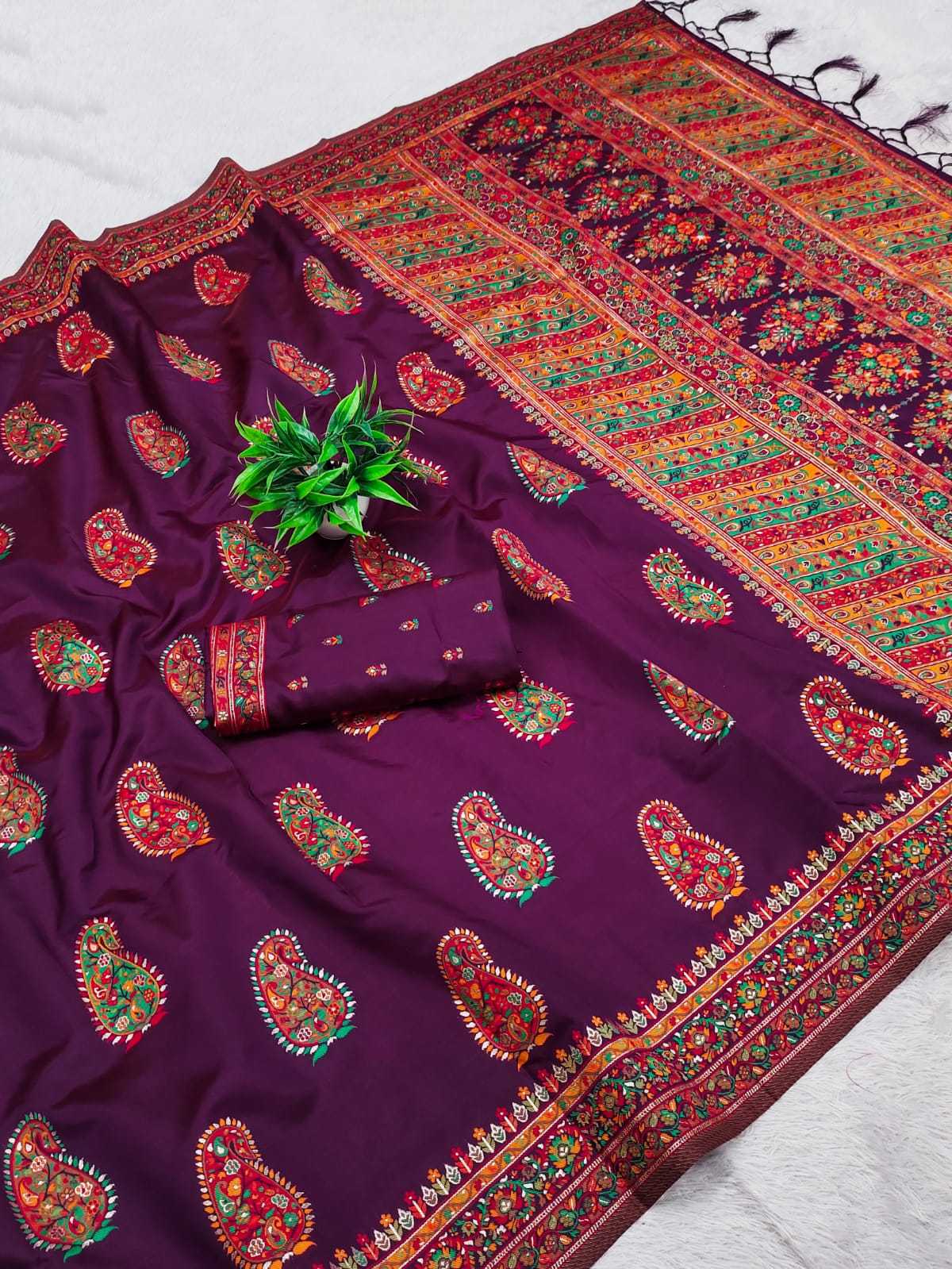 YNF Wholesale Soft Kashmiri Silk Soft Silk Sarees KESH663 Samaira | Surat Manufacturer