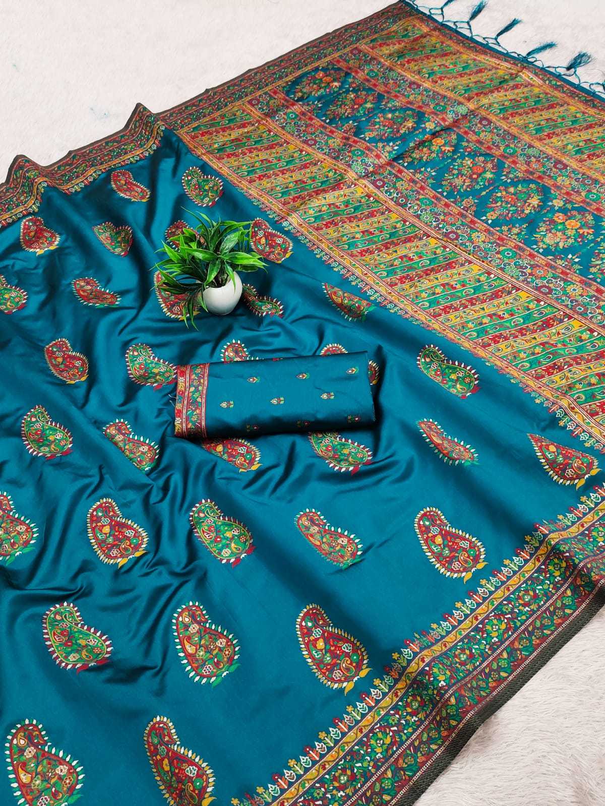 YNF Wholesale Soft Kashmiri Silk Soft Silk Sarees KESH663 Samaira | Surat Manufacturer
