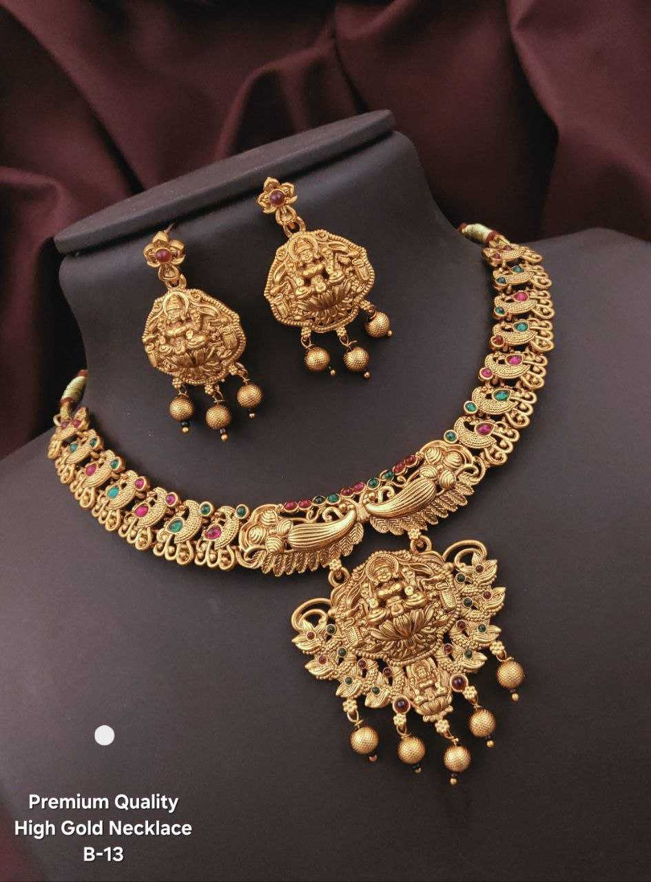 YNF Wholesale Brass Golden Necklace Set KESH193 | Surat Manufacturer