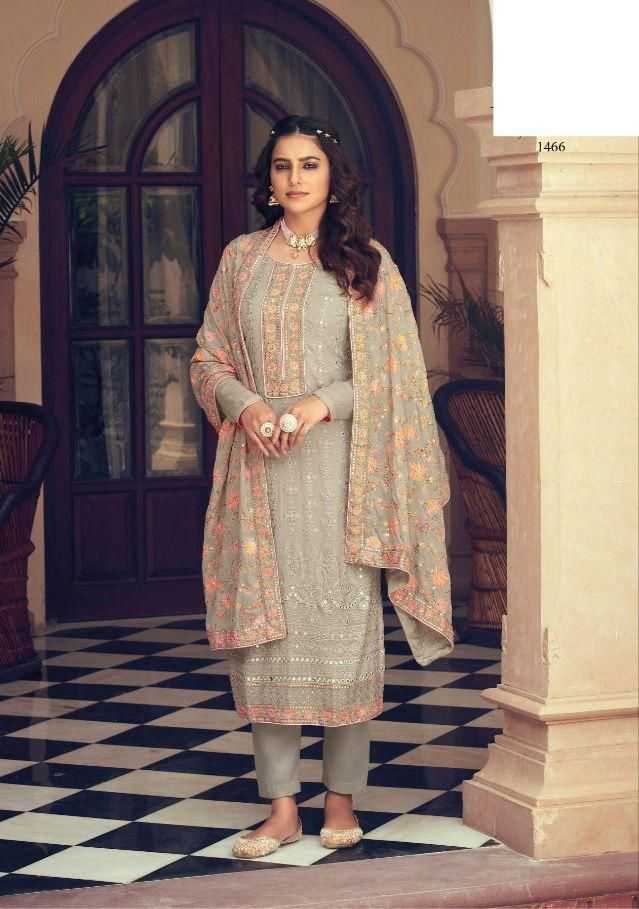 YNF Wholesale Chinon Embroidery Suits KESH481 ASHPREET VOL-6 1466 | Surat Manufacturer