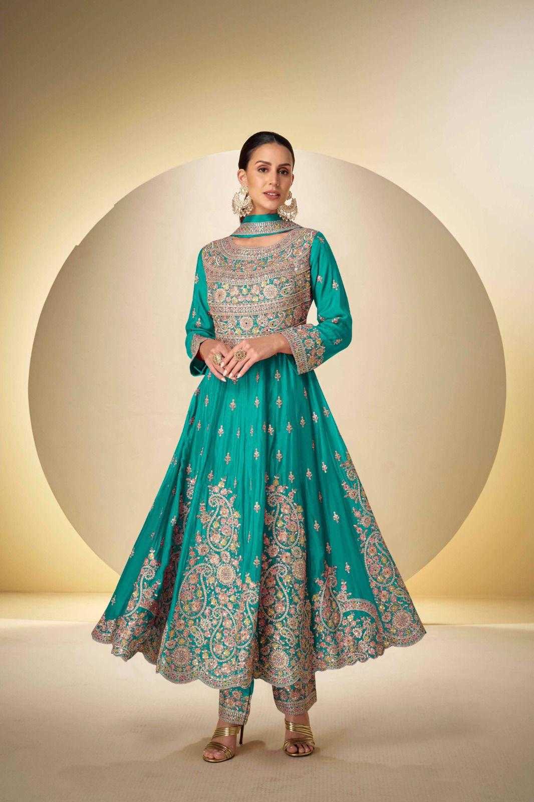 YNF Wholesale Chinon Party Wear Kurtis KESH481 Gulkayra RASBARI 7626 | Surat Manufacturer