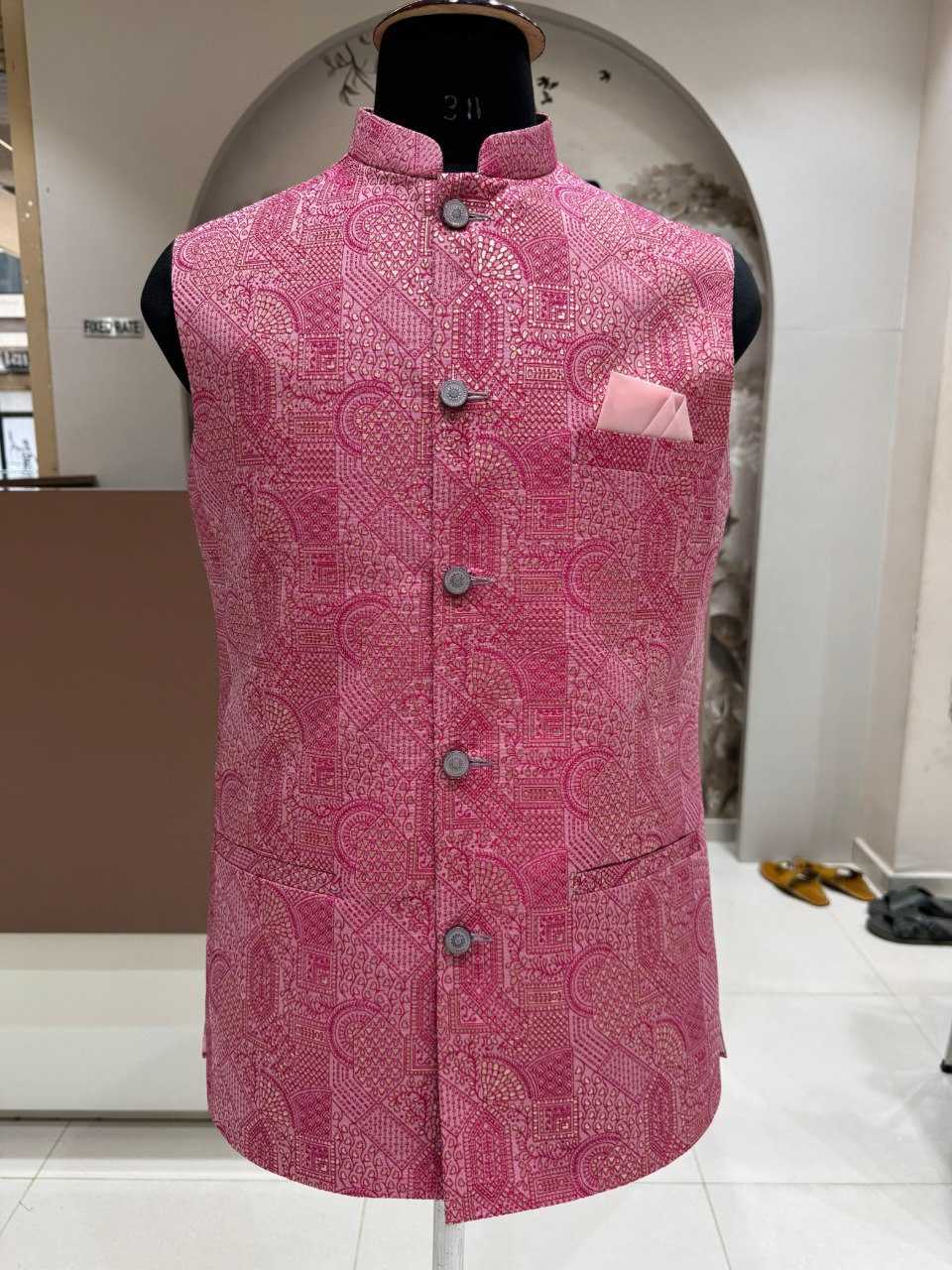 YNF Wholesale Jacquard Nehru Jacket KESH629 All Over | Surat Manufacturer