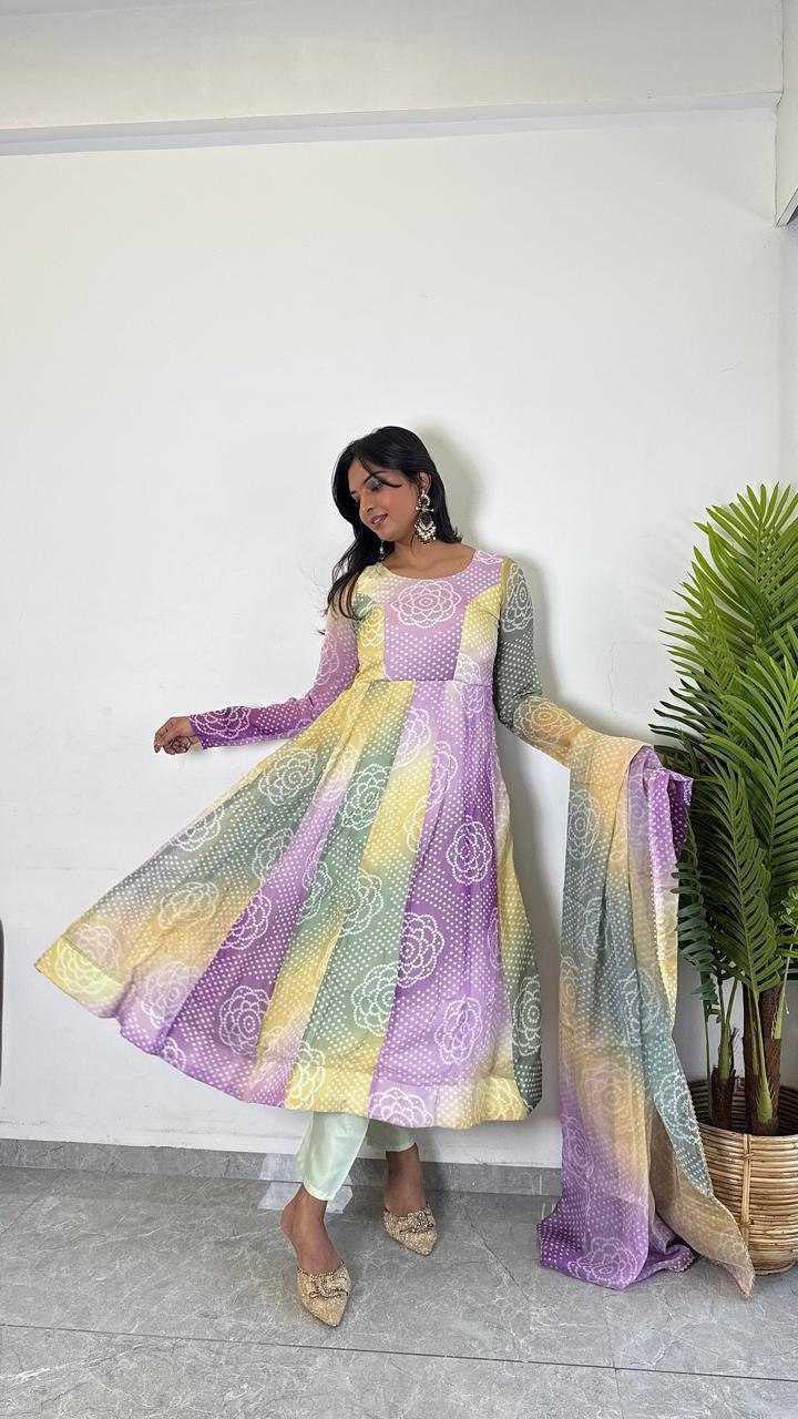 YNF Wholesale Organza Printed Gowns KESH617 1001 | Surat Manufacturer