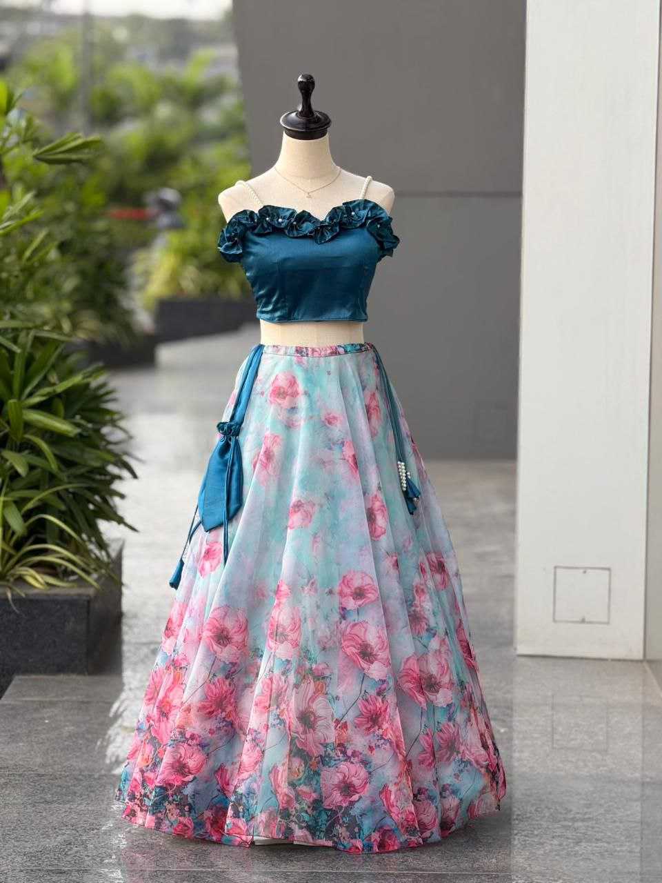 YNF Wholesale Organza Fancy Lehenga KESH154 1183 | Surat Manufacturer