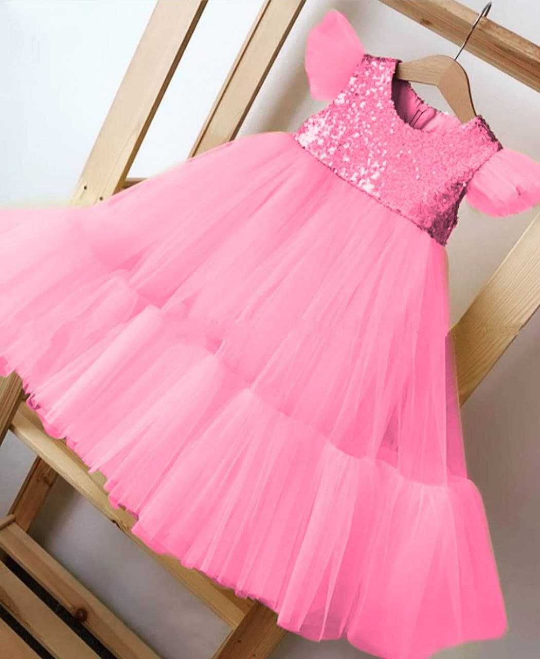 YNF Wholesale Soft Net Kids Frocks RIN157 PC KID 8013 | Surat Manufacturer