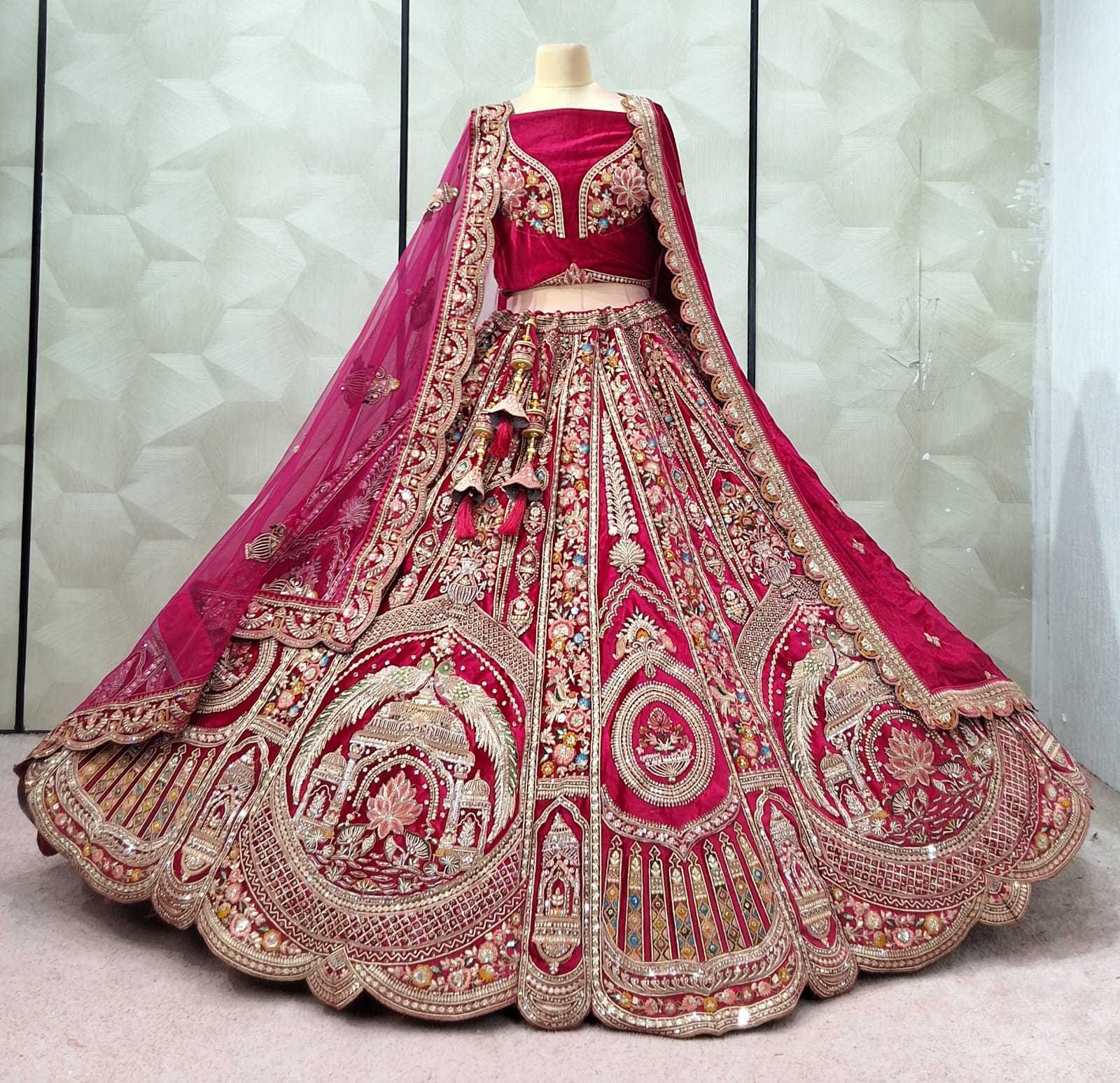 YNF Wholesale Velvet Designer Lehenga KESH530 GITANJALI | Surat Manufacturer