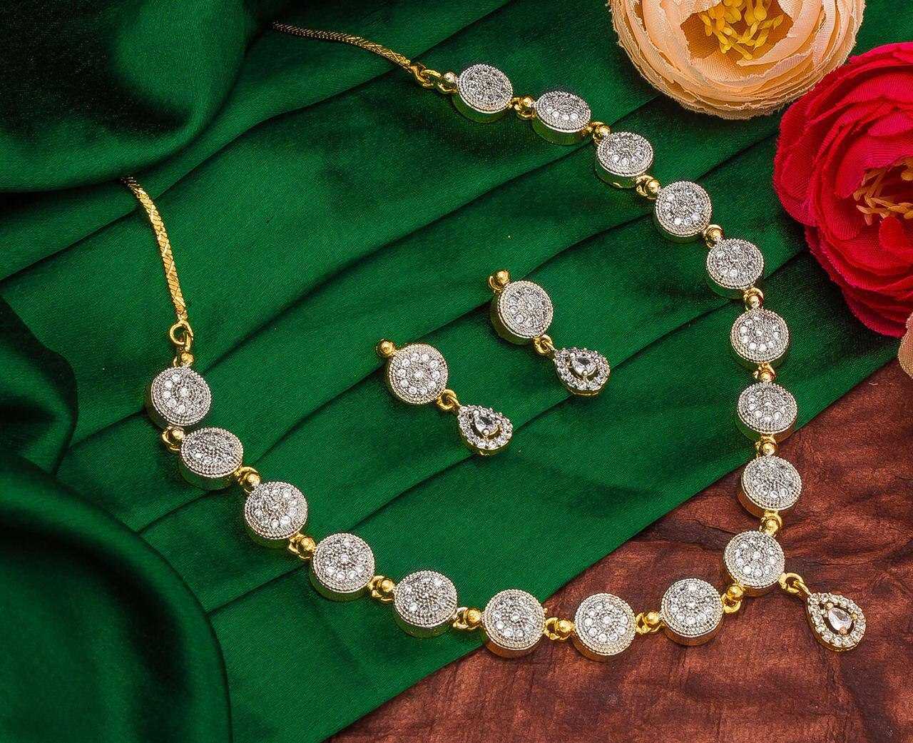 YNF Wholesale Brass Pendant KESH191 NECKLACE SET | Surat Manufacturer
