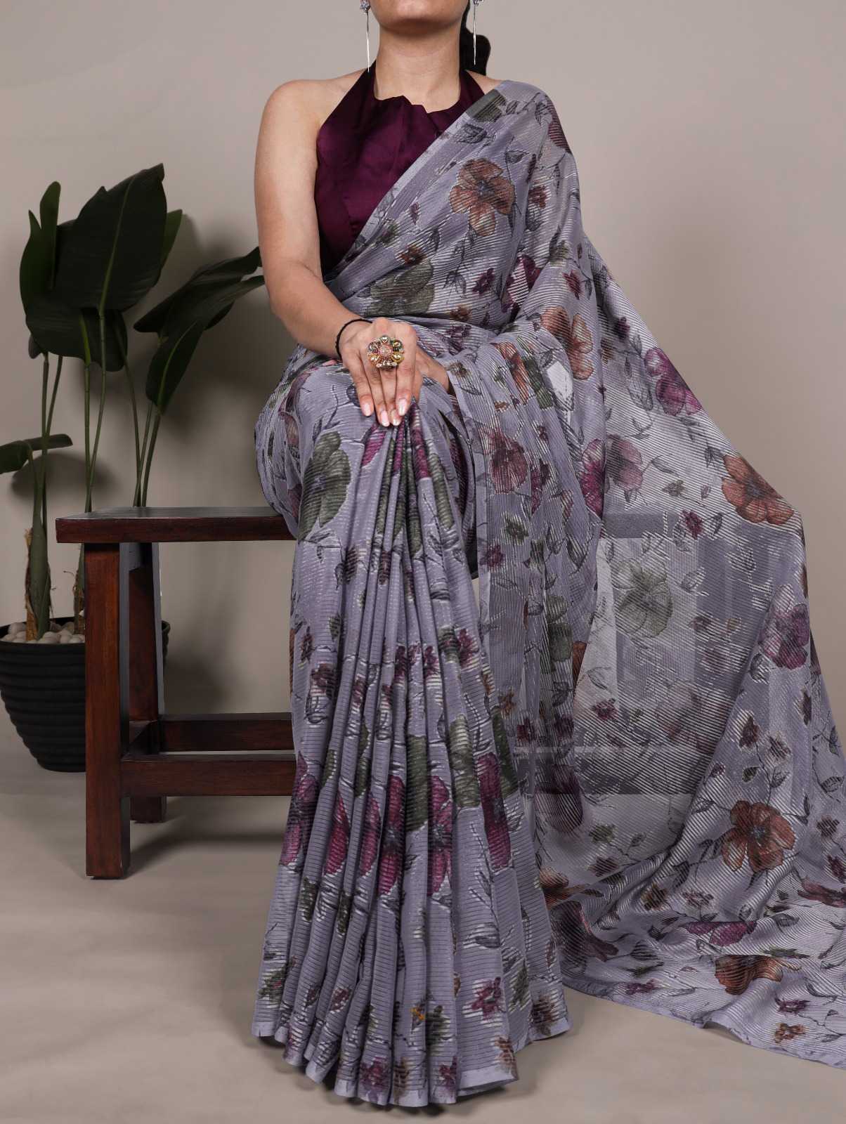 YNF Wholesale Brass Printed Sarees KESH530 KAMLA | Surat Manufacturer