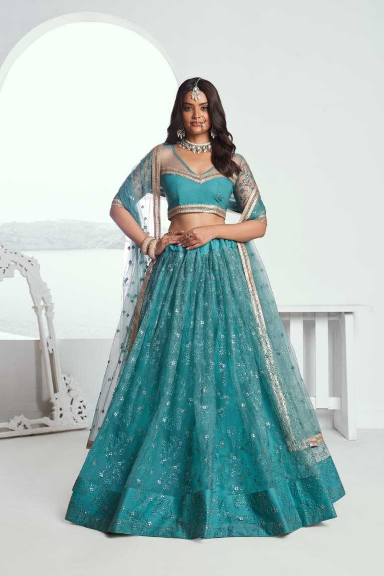 YNF Wholesale Butterfly Net Bridal Lehenga KESH530 NARAYANI 7001 | Surat Manufacturer