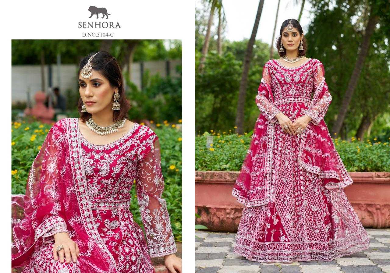 YNF Wholesale Butterfly Net Anarkali Gown KESH530 SENHORA MEHFIL-2 | Surat Manufacturer