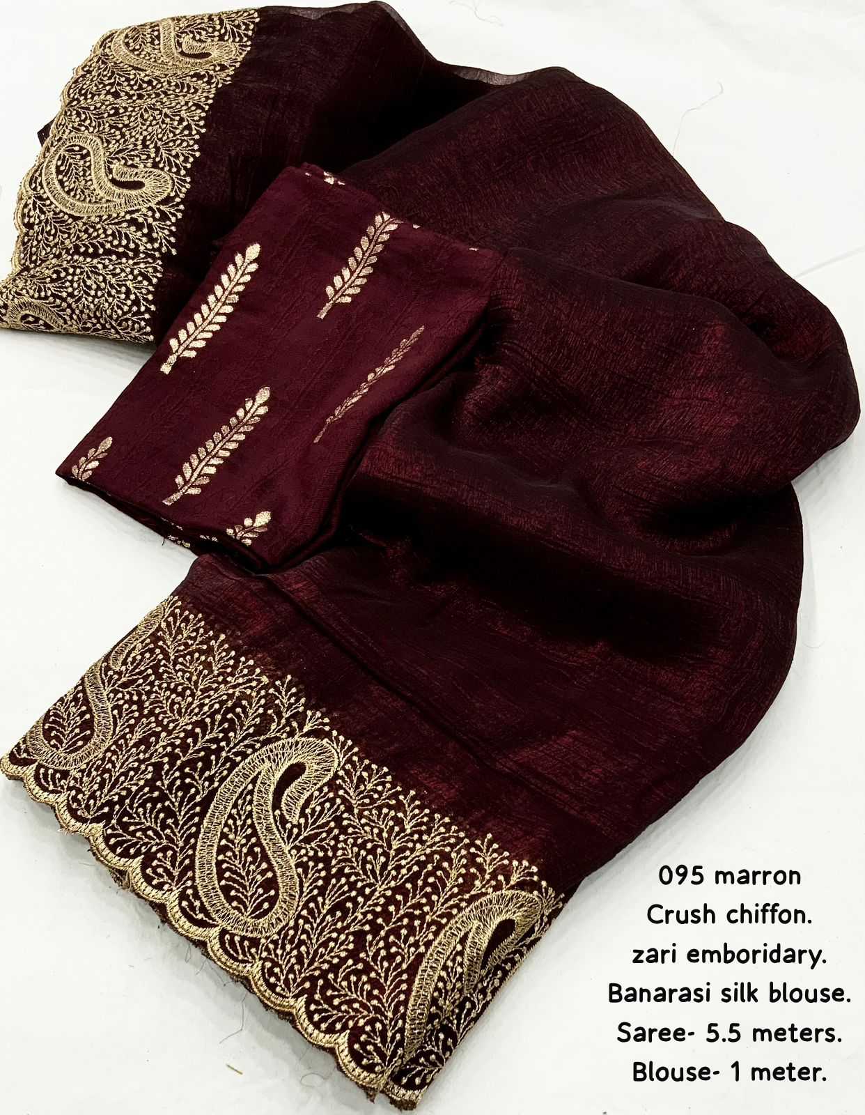 YNF Wholesale Chanderi Silk Chanderi Silk Sarees KESH433 095 | Surat Manufacturer