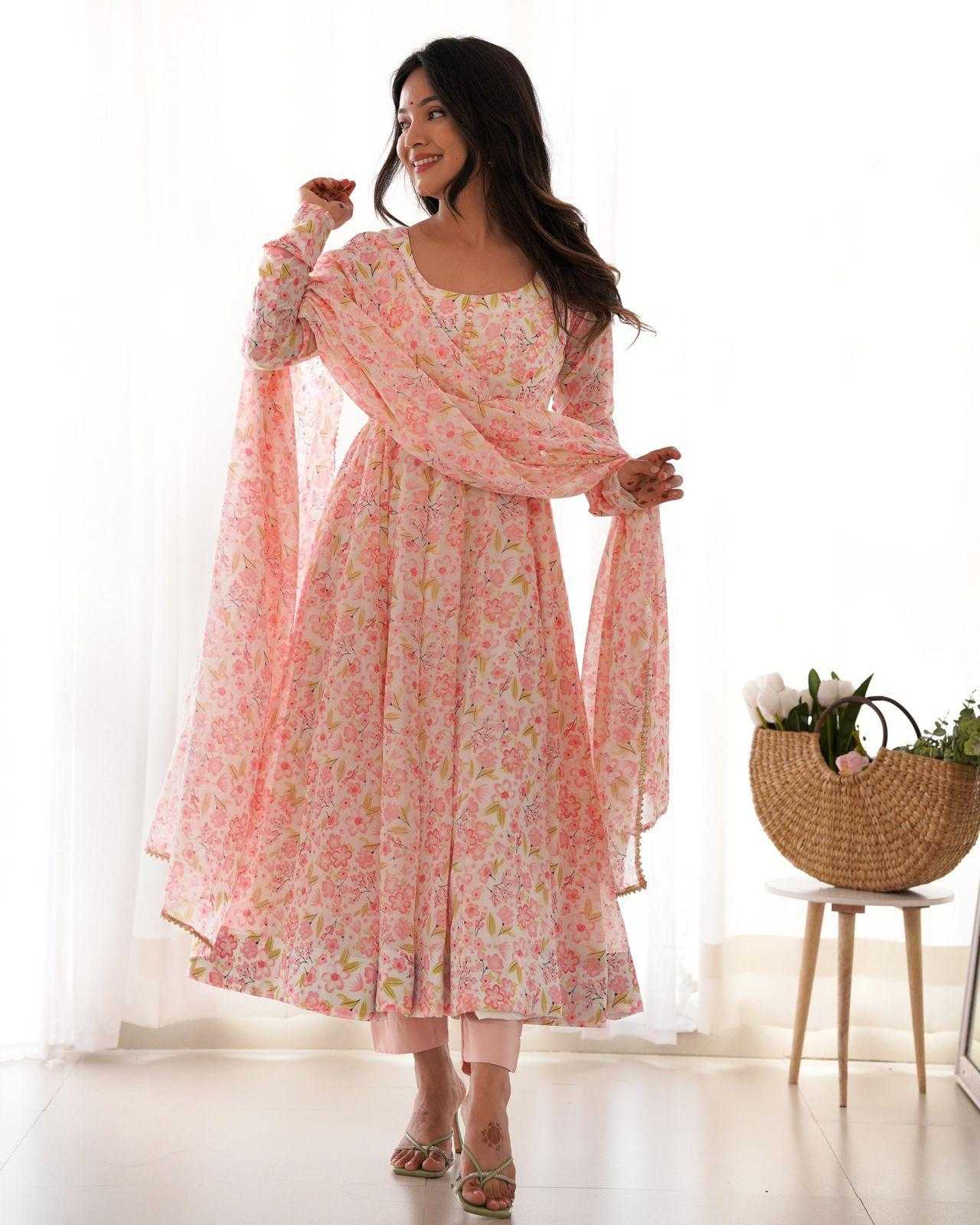 YNF Wholesale Chiffon Printed Suits KESH481 CHIFFON | Surat Manufacturer