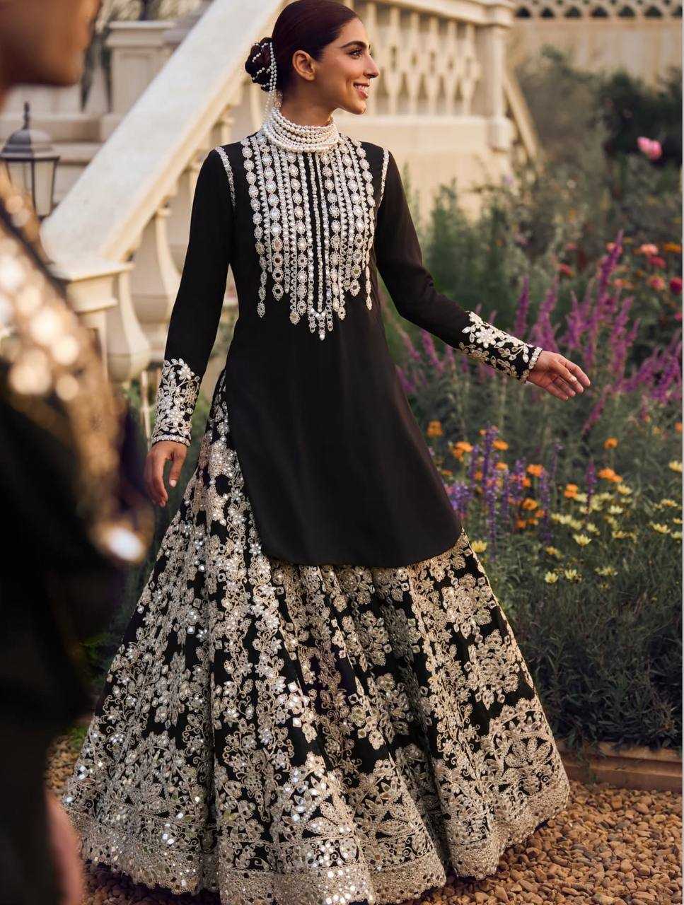 YNF Wholesale Chinon Embroidered Lehenga KESH496 044 | Surat Manufacturer