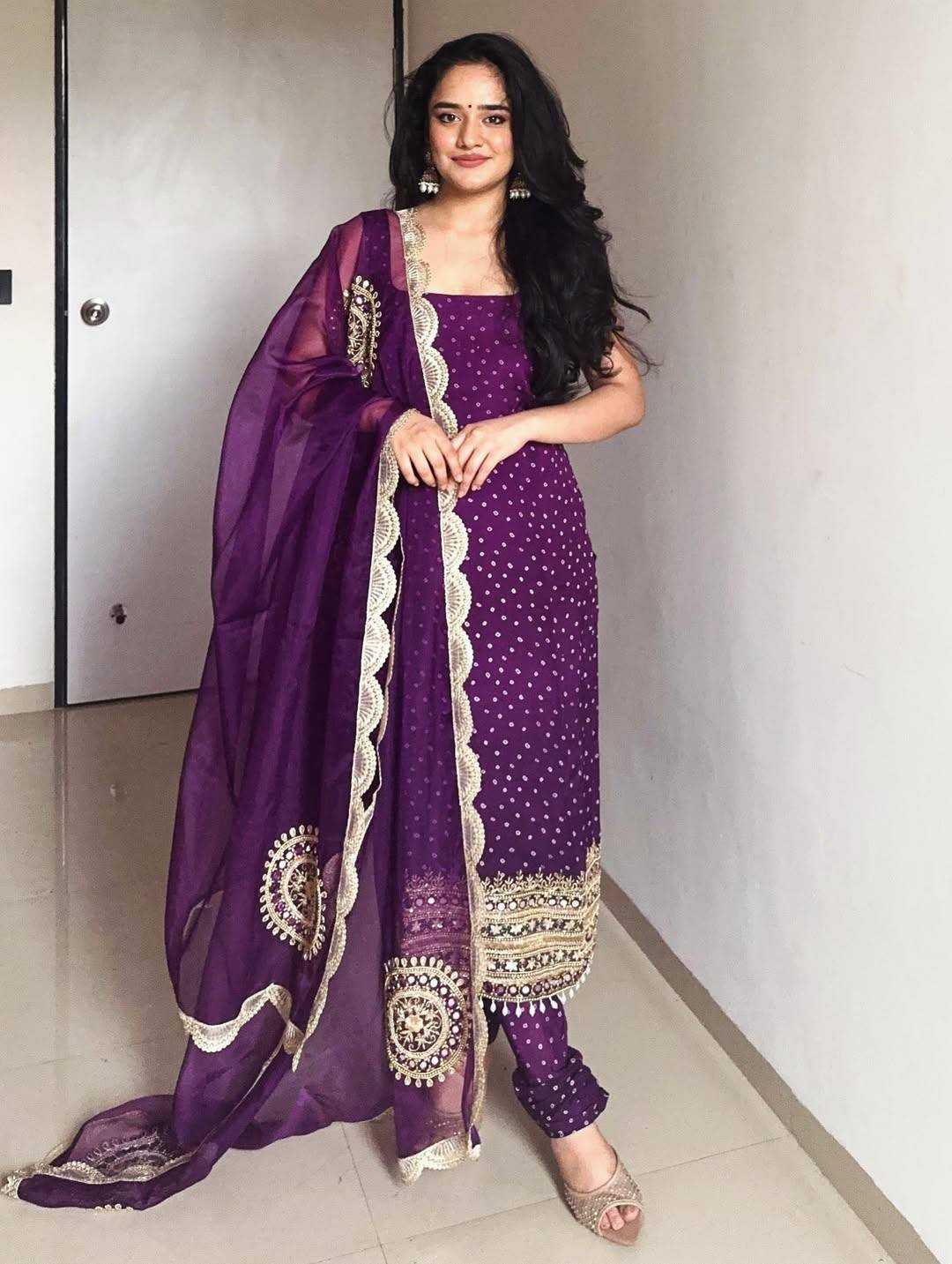 YNF Wholesale Faux Georgette Embroidery Suits RIN215 1142 | Surat Manufacturer