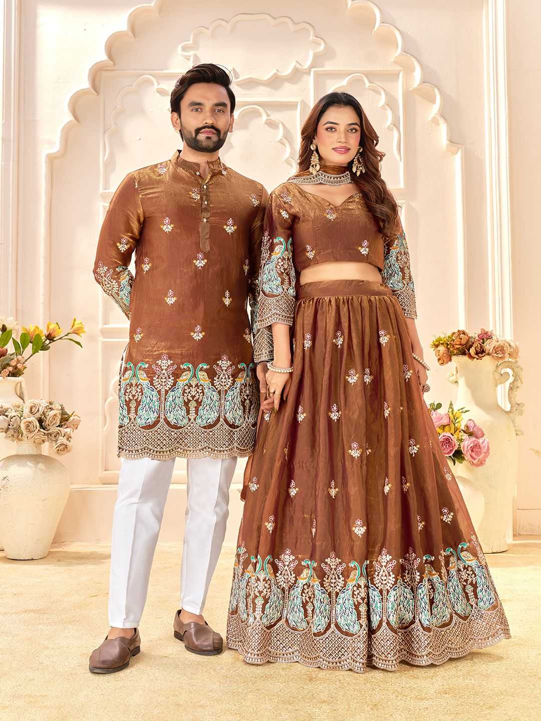 YNF Wholesale FENDY Designer Ethnic Outfits for Couples KESH530 SS Couple 7 | Surat Manufacturer
