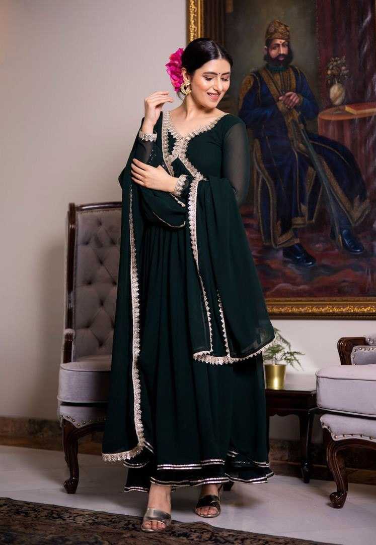 YNF Wholesale Georgette Long Gowns KESH559 375 | Surat Manufacturer