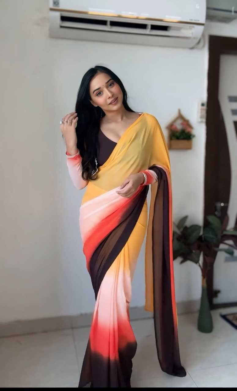 YNF Wholesale Georgette Ready To Wear Sarees KESH606 302 | Surat Manufacturer