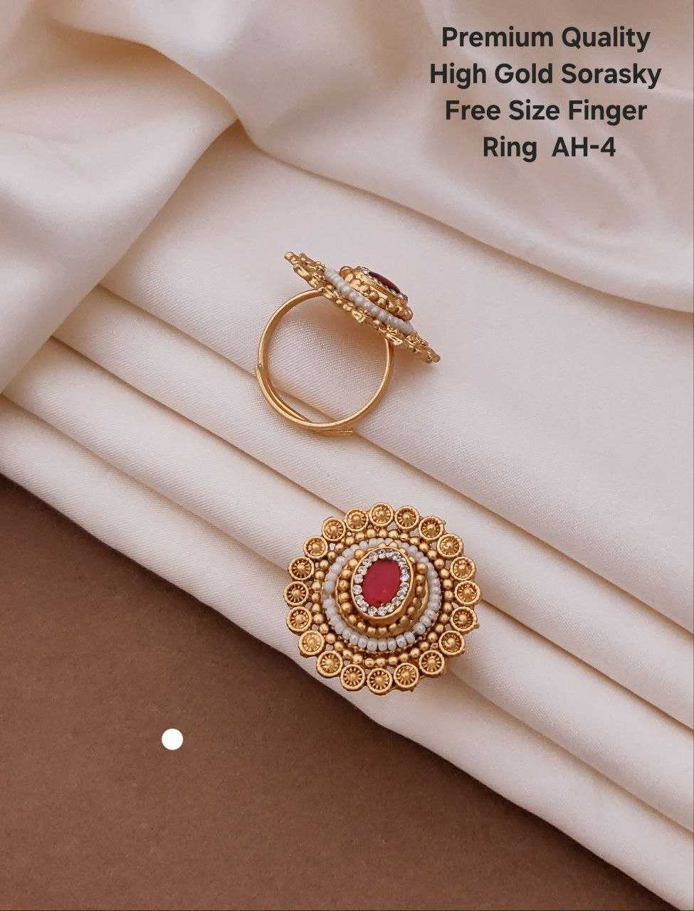 YNF Wholesale Gold Plated Diamond Rings KESH193 103 | Surat Manufacturer