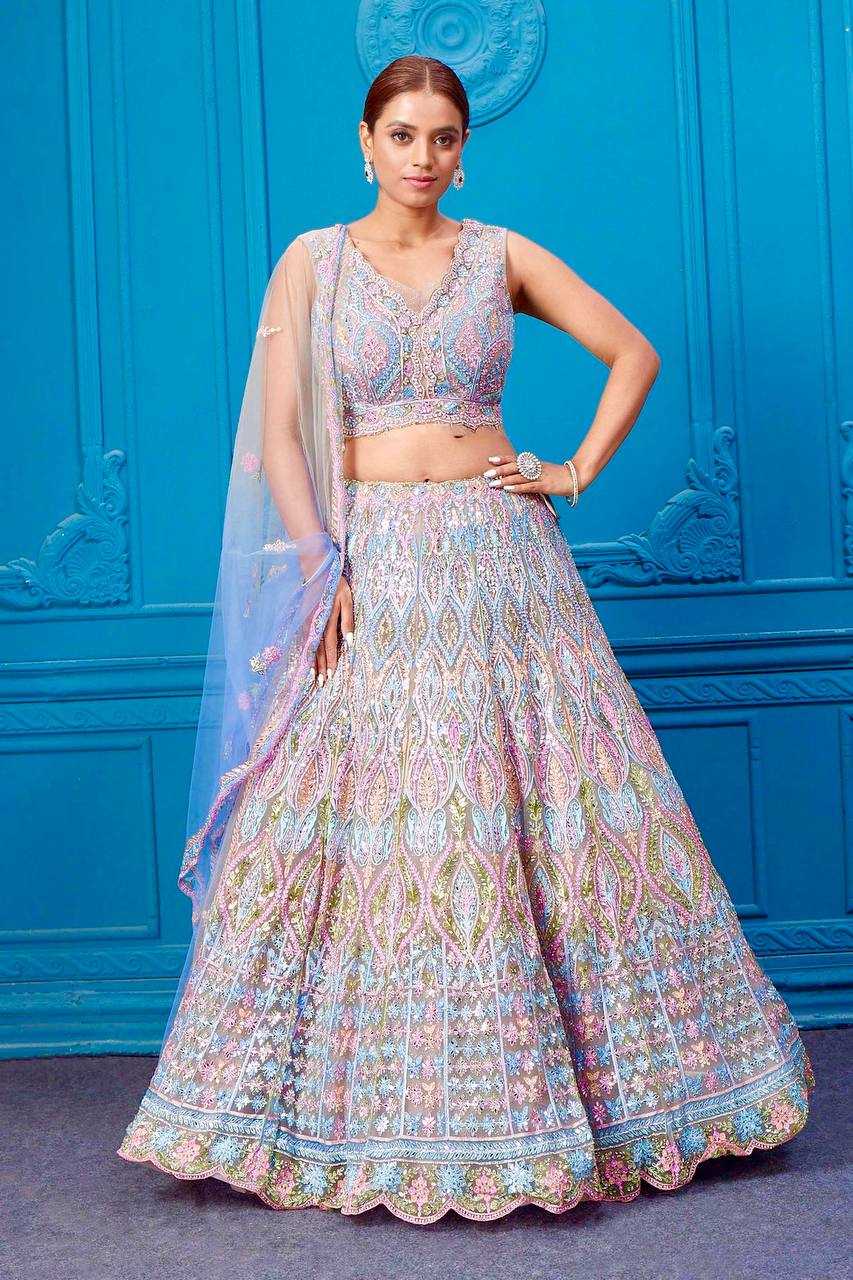 YNF Wholesale Heavy Soft Mirror Work Lehenga KESH560 1059 | Surat Manufacturer