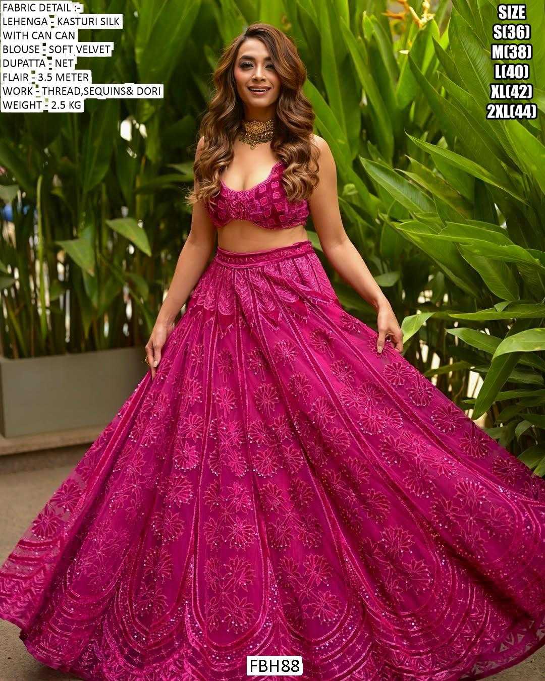 YNF Wholesale Kasturi Silk Designer Lehenga KESH481 88 | Surat Manufacturer