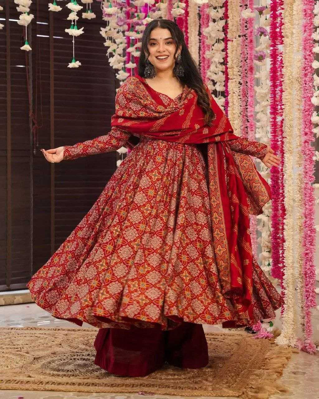 YNF Wholesale Muslin Silk Fancy Gowns KESH608 024 | Surat Manufacturer