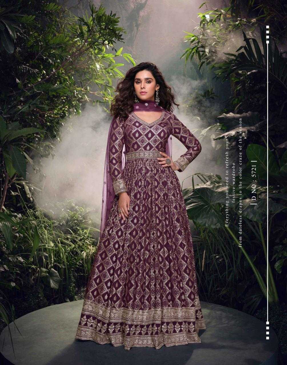 YNF Wholesale Pure Viscos Silk Party Gowns KESH530 SAYURI LAKSHITA | Surat Manufacturer