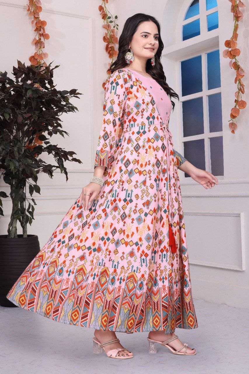 YNF Wholesale Rayon Bollywood Style Gowns KESH554 1 | Surat Manufacturer