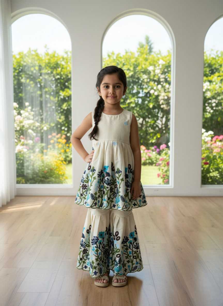 YNF Wholesale Soft Cotton Kids Sharara RIN235 BHAVYA | Surat Manufacturer