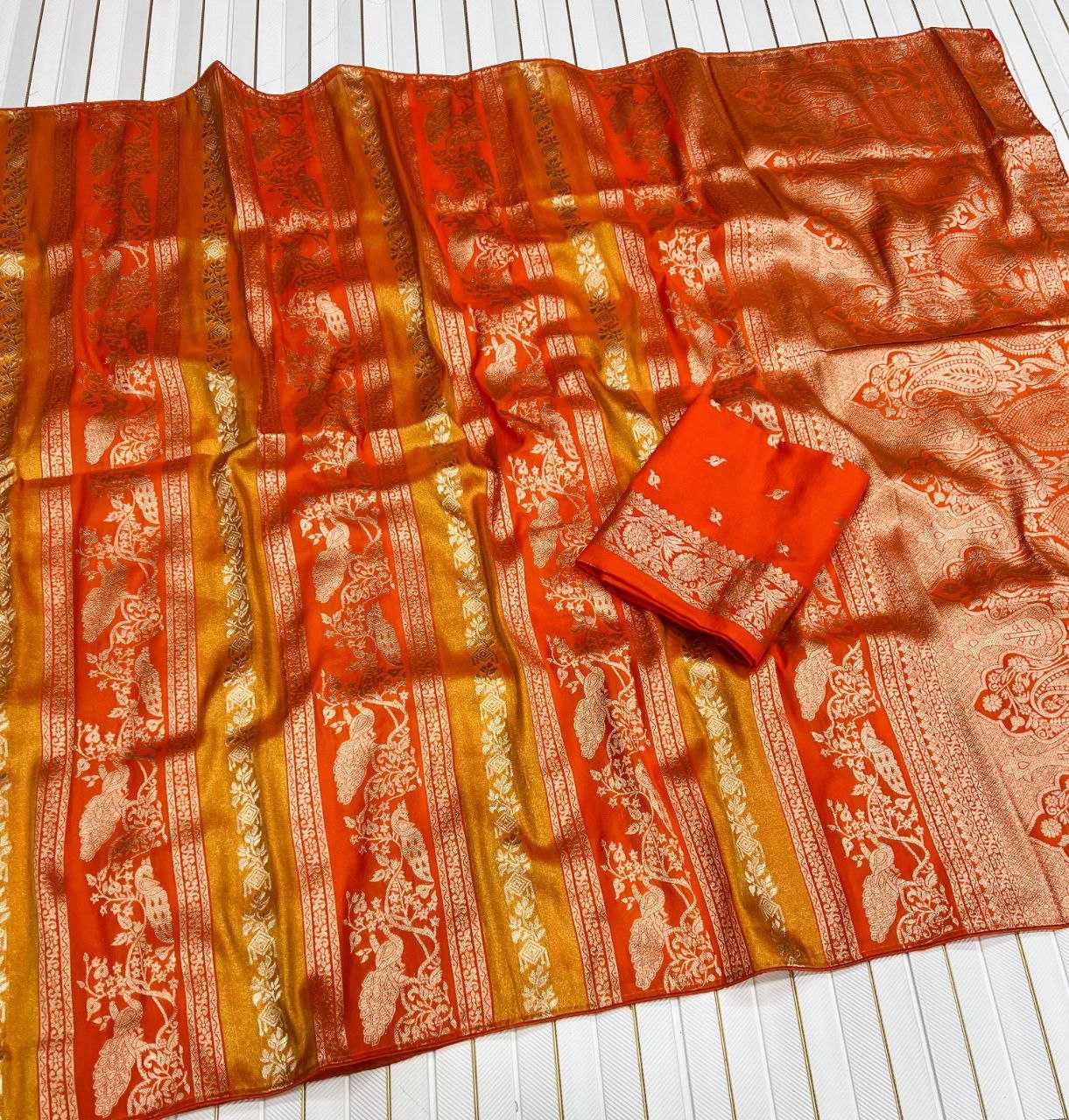 YNF Wholesale Tissue Silk Tissue Silk Saree RIN225 1007 | Surat Manufacturer