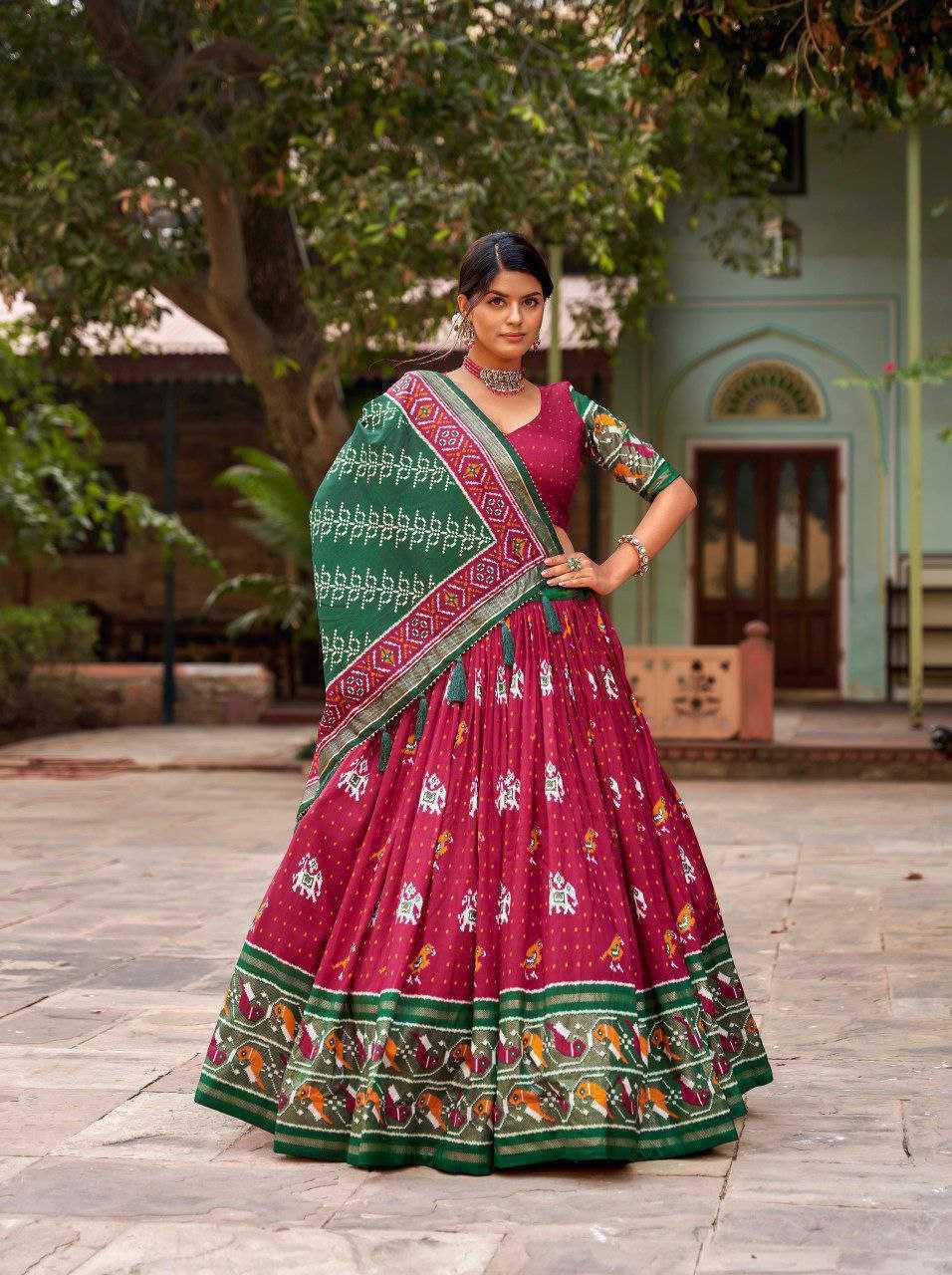 YNF Wholesale Tussar Silk Designer Lehenga KESH511 Panchi | Surat Manufacturer