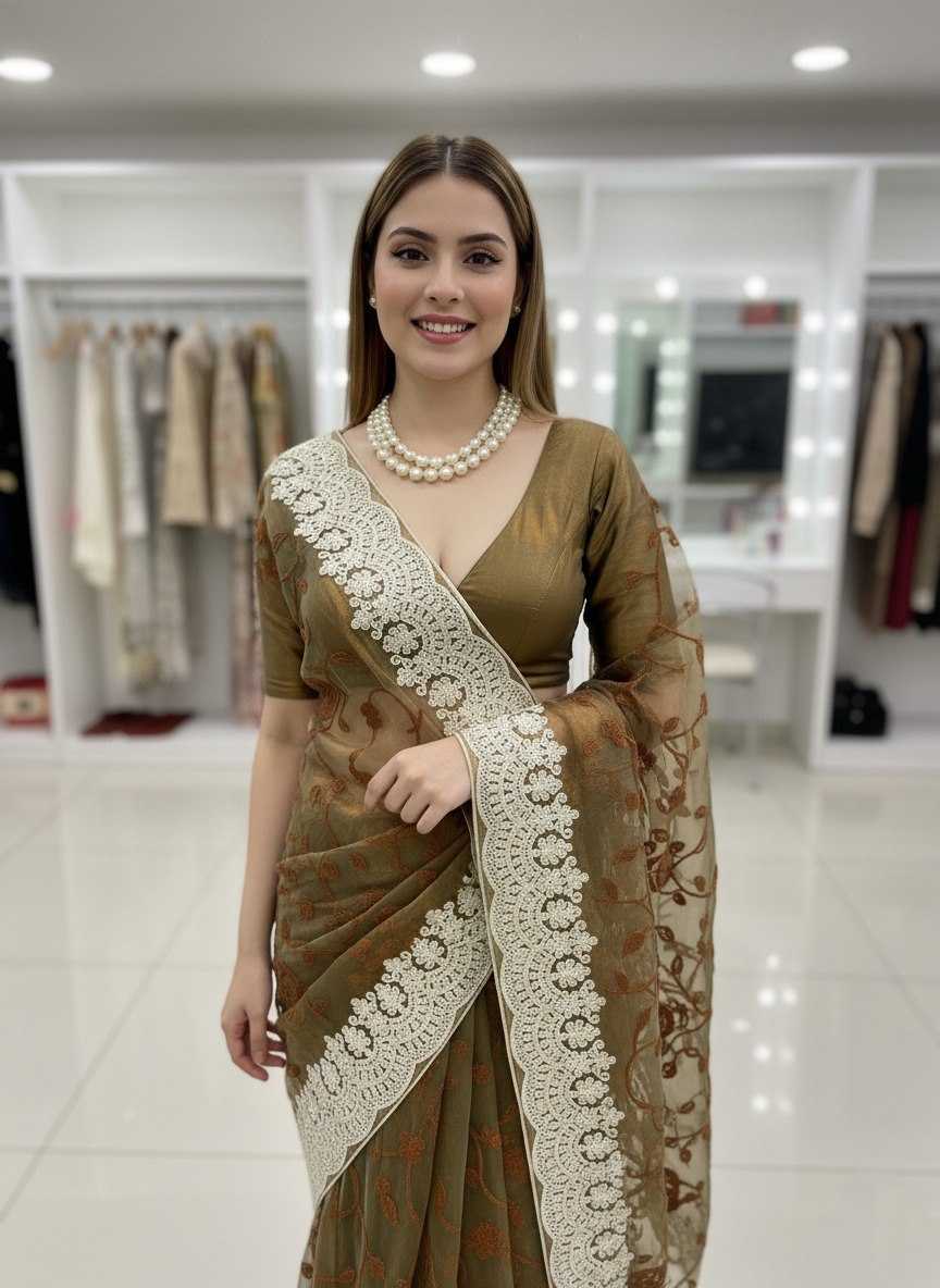 YNF Wholesale Twill Net Party Wear Sarees RIN188 Ridhhi Sidhhi | Surat Manufacturer