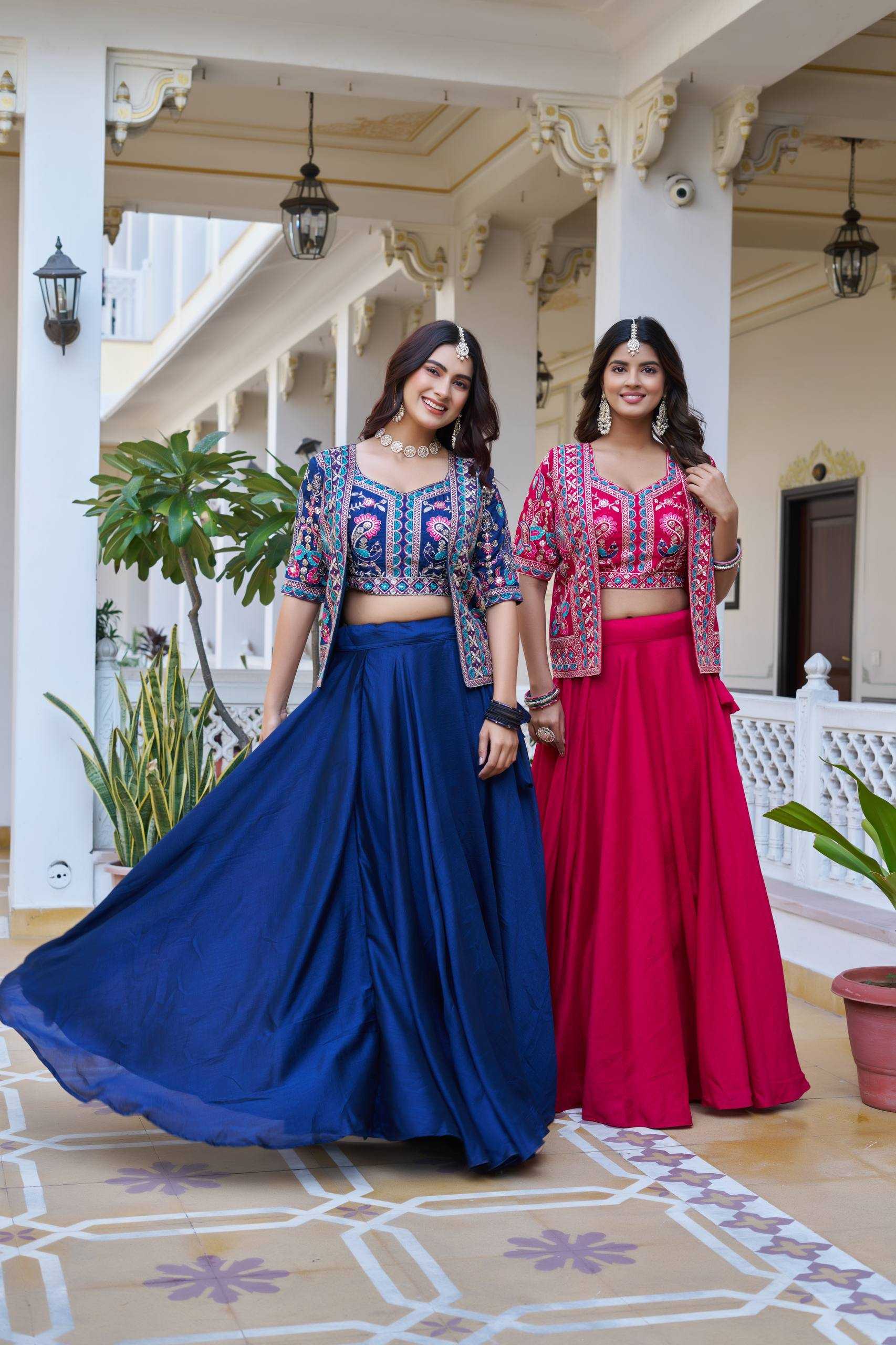 YNF Wholesale Vichitra Silk Fancy Lehenga KESH498 142 | Surat Manufacturer