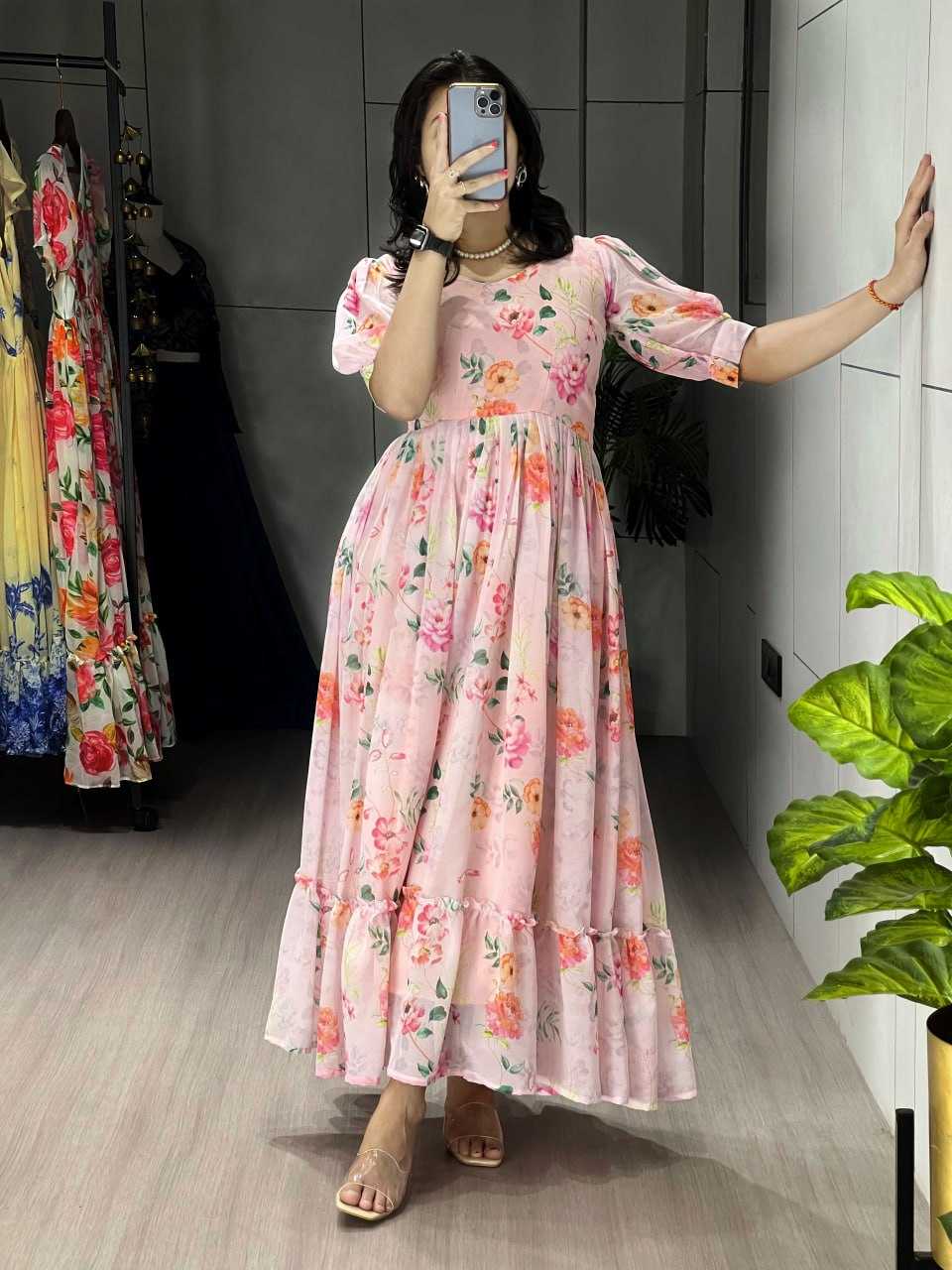 YNF Wholesale WEIGHTLESS Long Kurtis RIN119 2121 | Surat Manufacturer