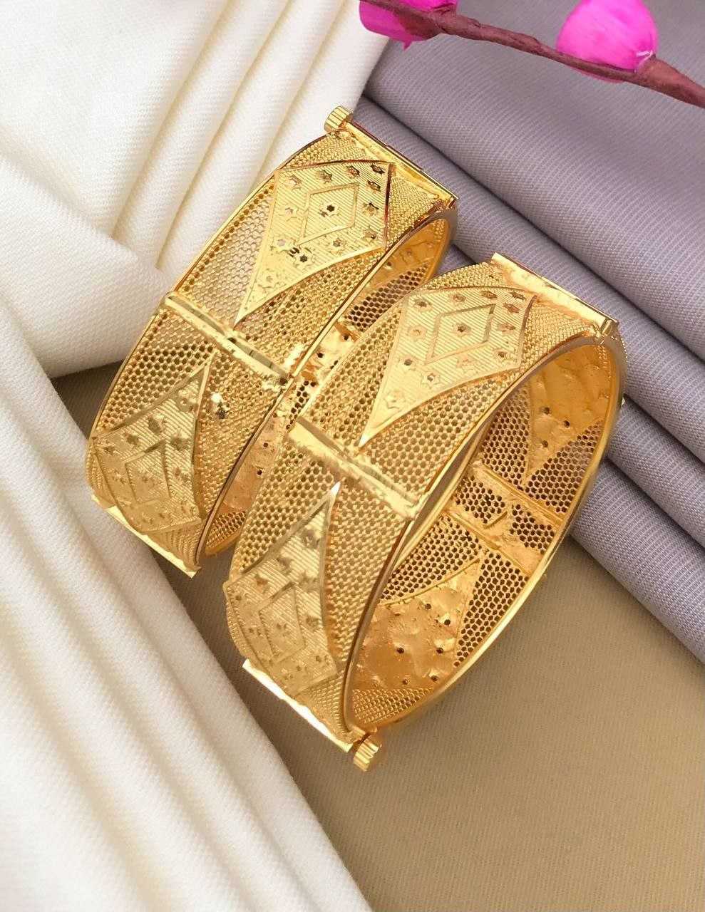 YNF Wholesale Brass Brass Gold Bangles 103 | Surat Manufacturer