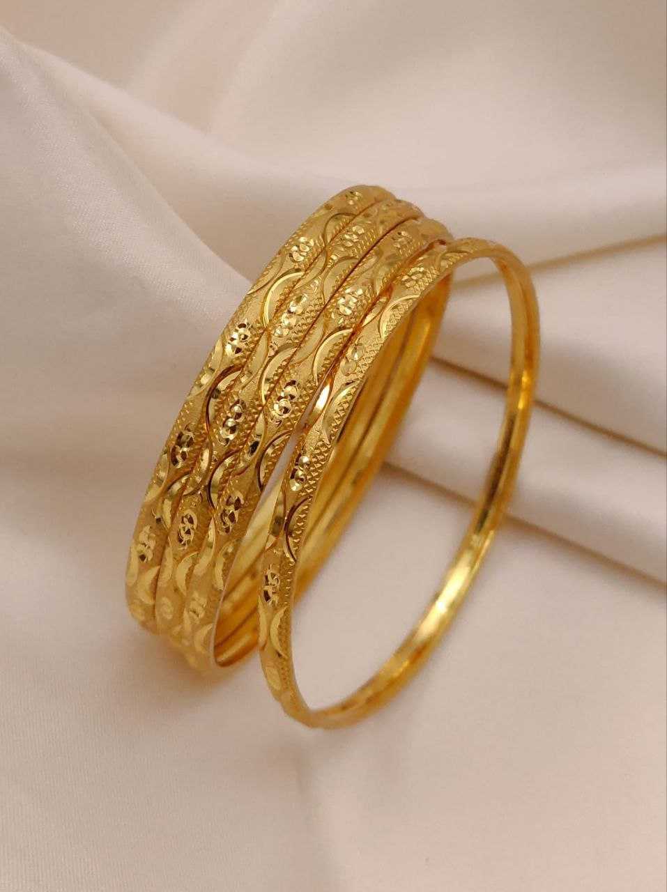 YNF Wholesale Brass Brass Gold Bangles 6 | Surat Manufacturer