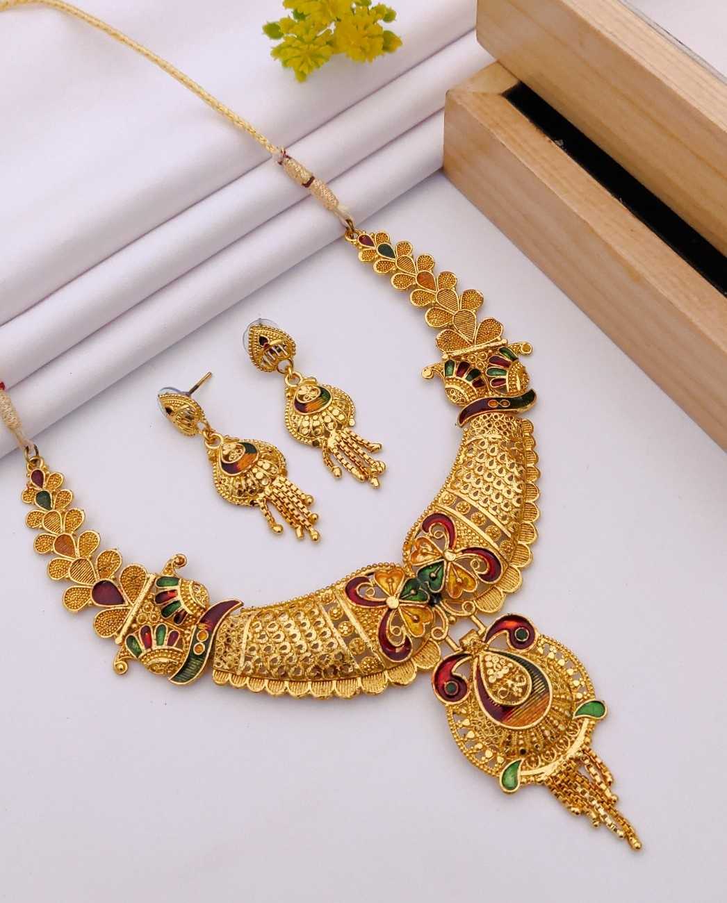 YNF Wholesale Brass Antique Jewelry KESH191 1 | Surat Manufacturer