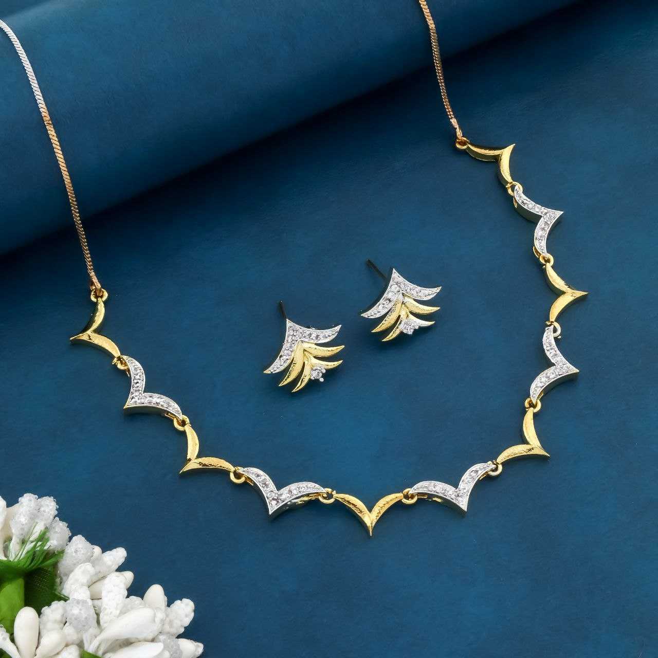 YNF Wholesale Brass Necklaces Set KESH191 1 | Surat Manufacturer