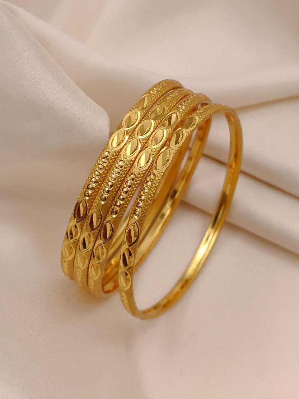 YNF Wholesale Brass Brass Gold Bangles KESH191 2 | Surat Manufacturer