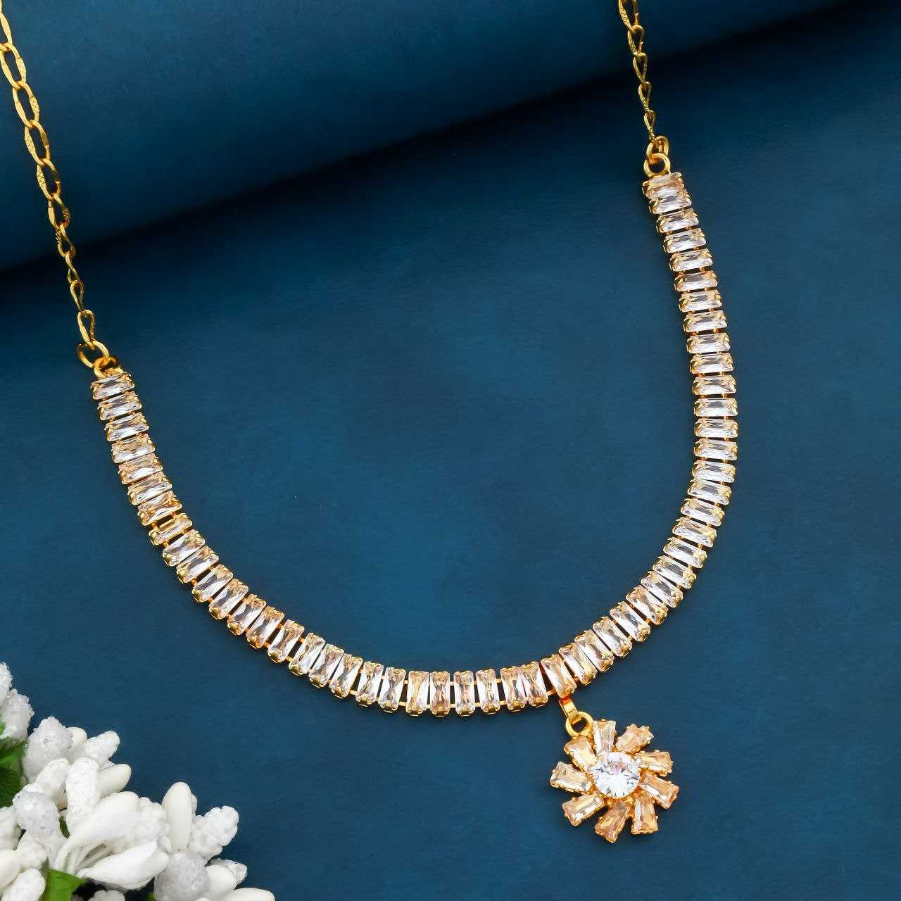 YNF Wholesale Brass Fancy Mala Necklaces KESH191 2 | Surat Manufacturer