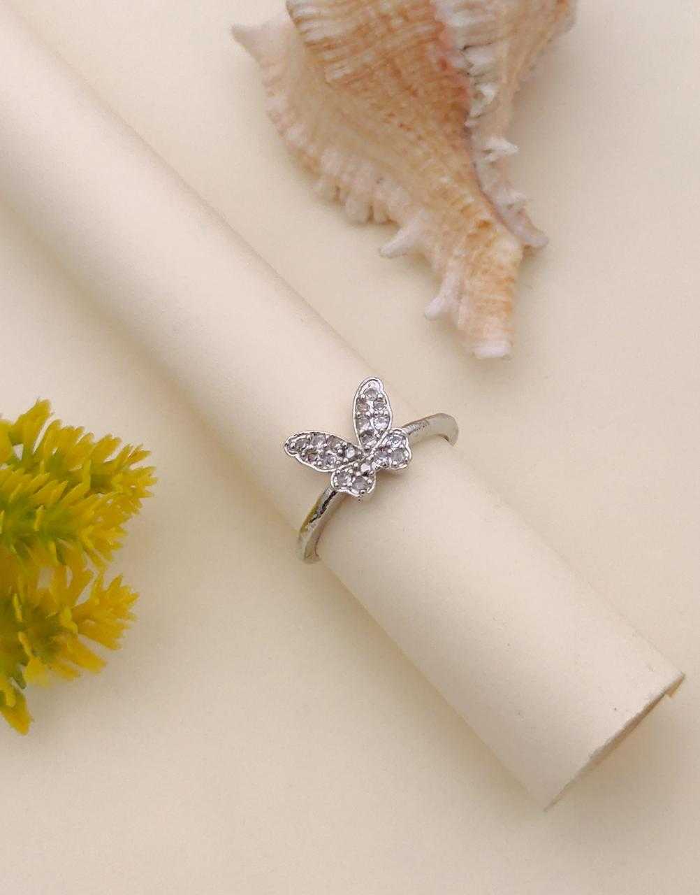 YNF Wholesale Brass Oxidized Rings KESH191 2 | Surat Manufacturer