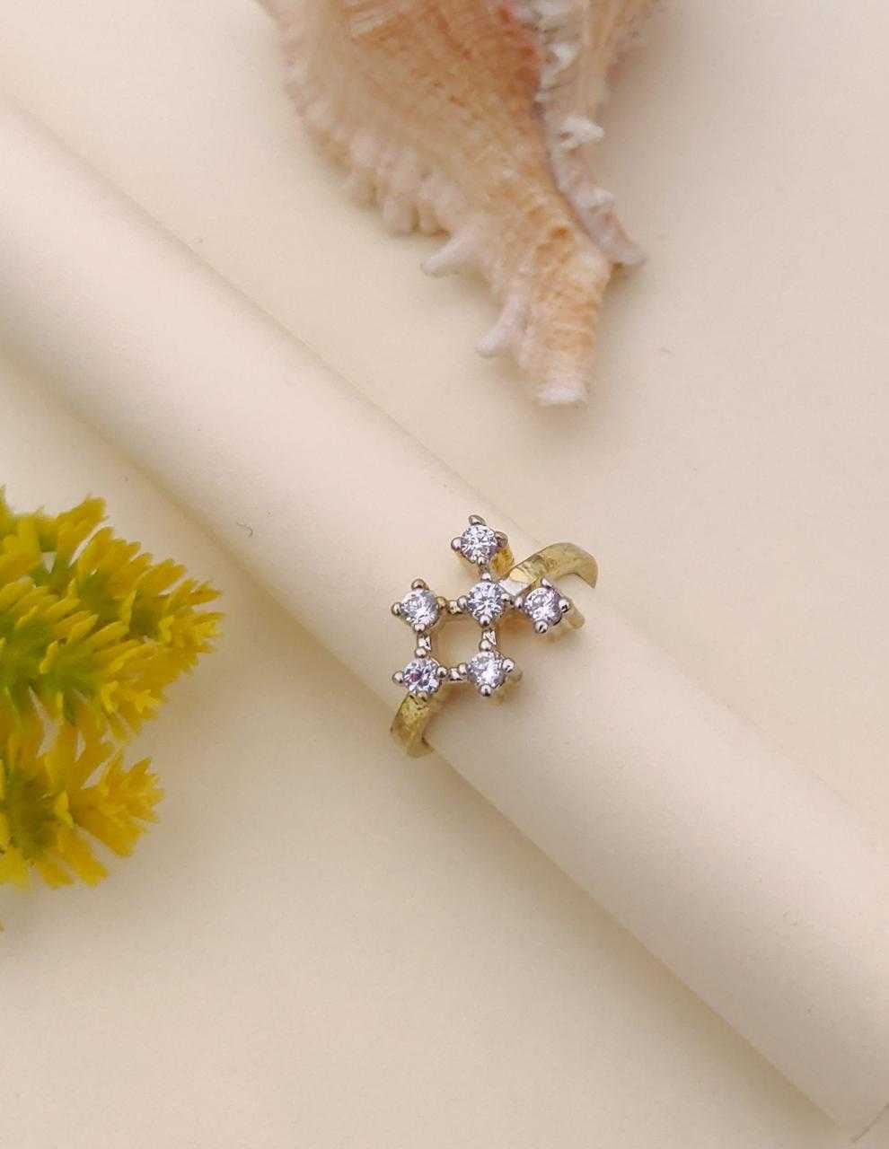 YNF Wholesale Brass AD Diamond Rings KESH191 3 | Surat Manufacturer