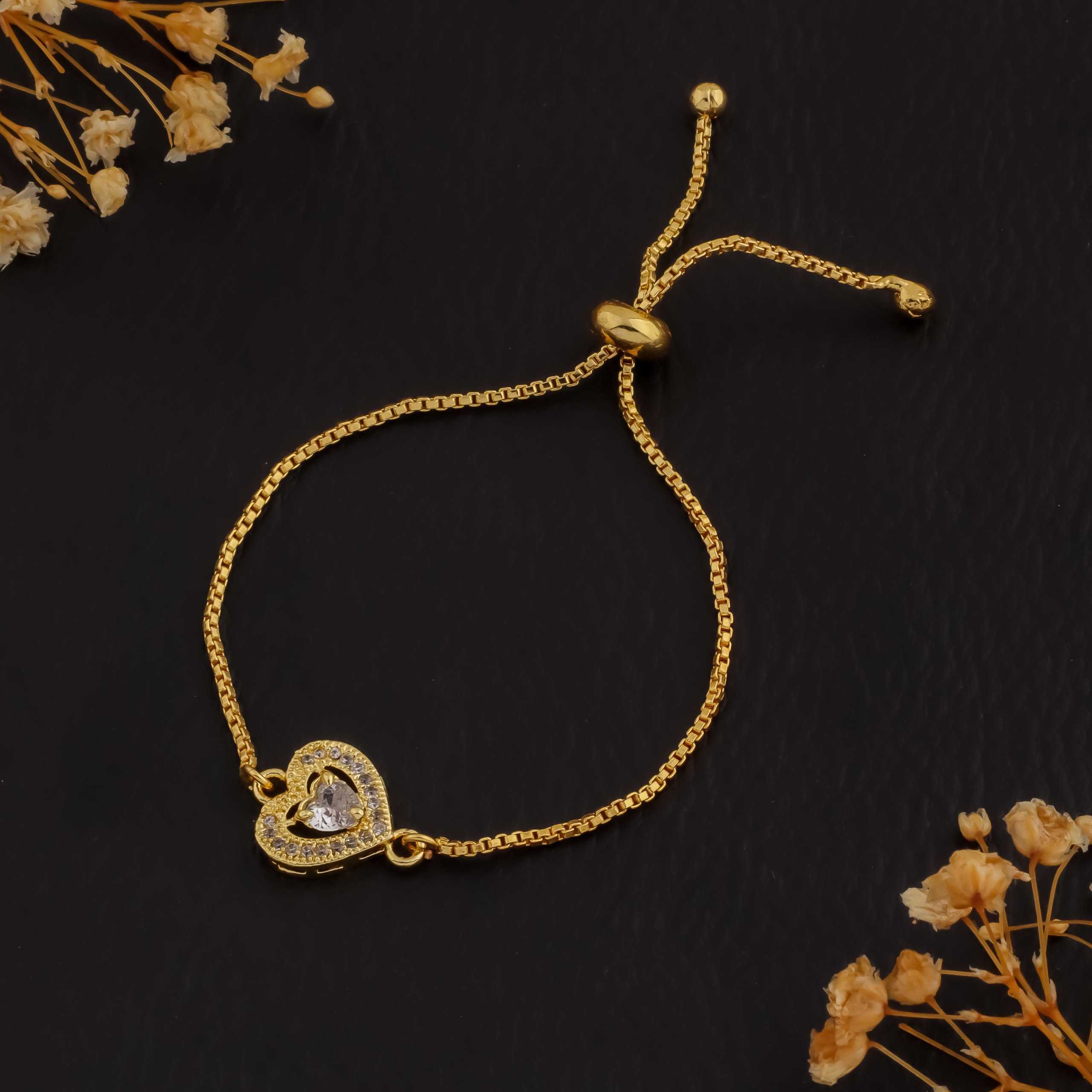 YNF Wholesale Brass AD Diamond Bracelet KESH191 4 | Surat Manufacturer