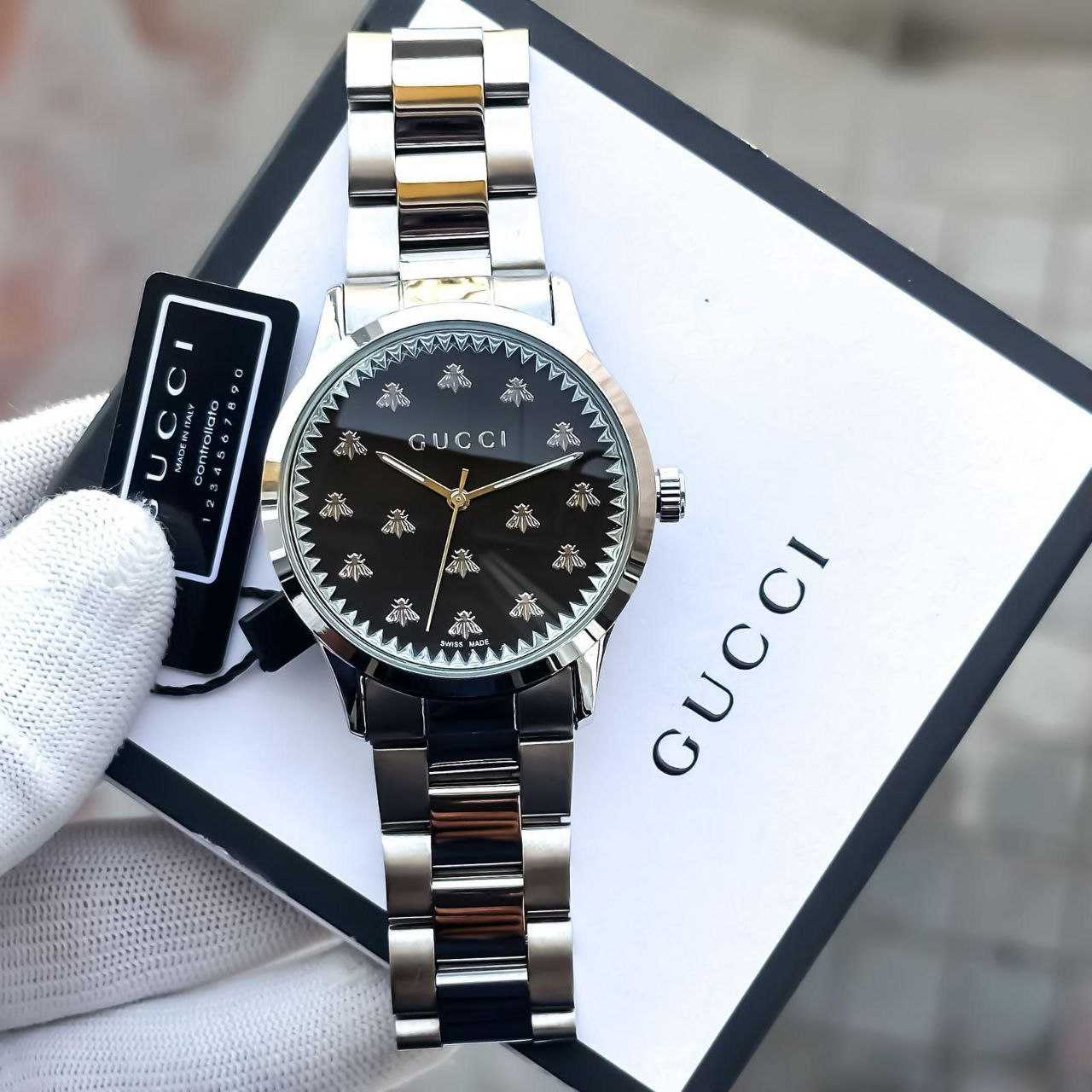 YNF Wholesale Brass Mens Luxury & Designer Watches KESH595 Gucci quartz 3 | Surat Manufacturer