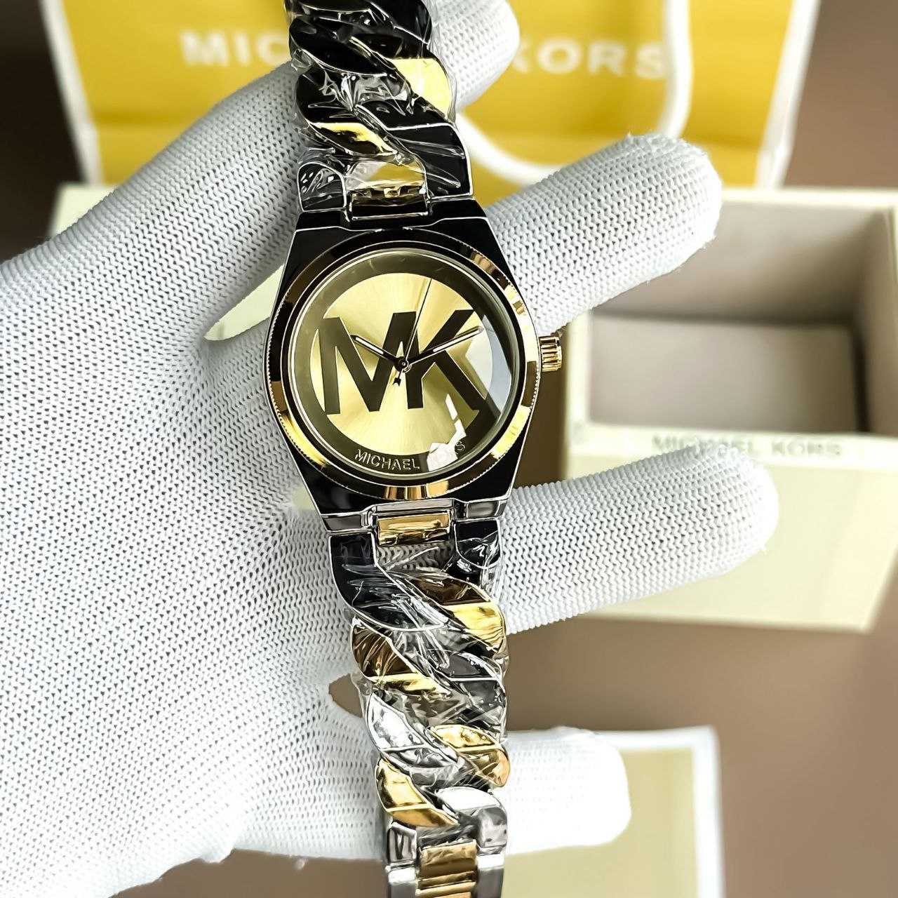 YNF Wholesale Brass Mens Luxury & Designer Watches KESH595 Michael Kors Elena | Surat Manufacturer