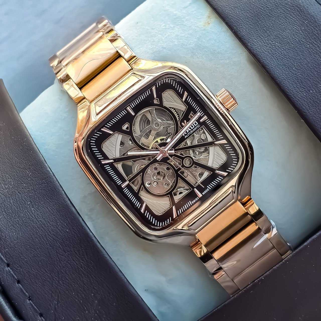 YNF Wholesale Brass Mens Automatic & Mechanical Watches KESH595 Rado aim | Surat Manufacturer