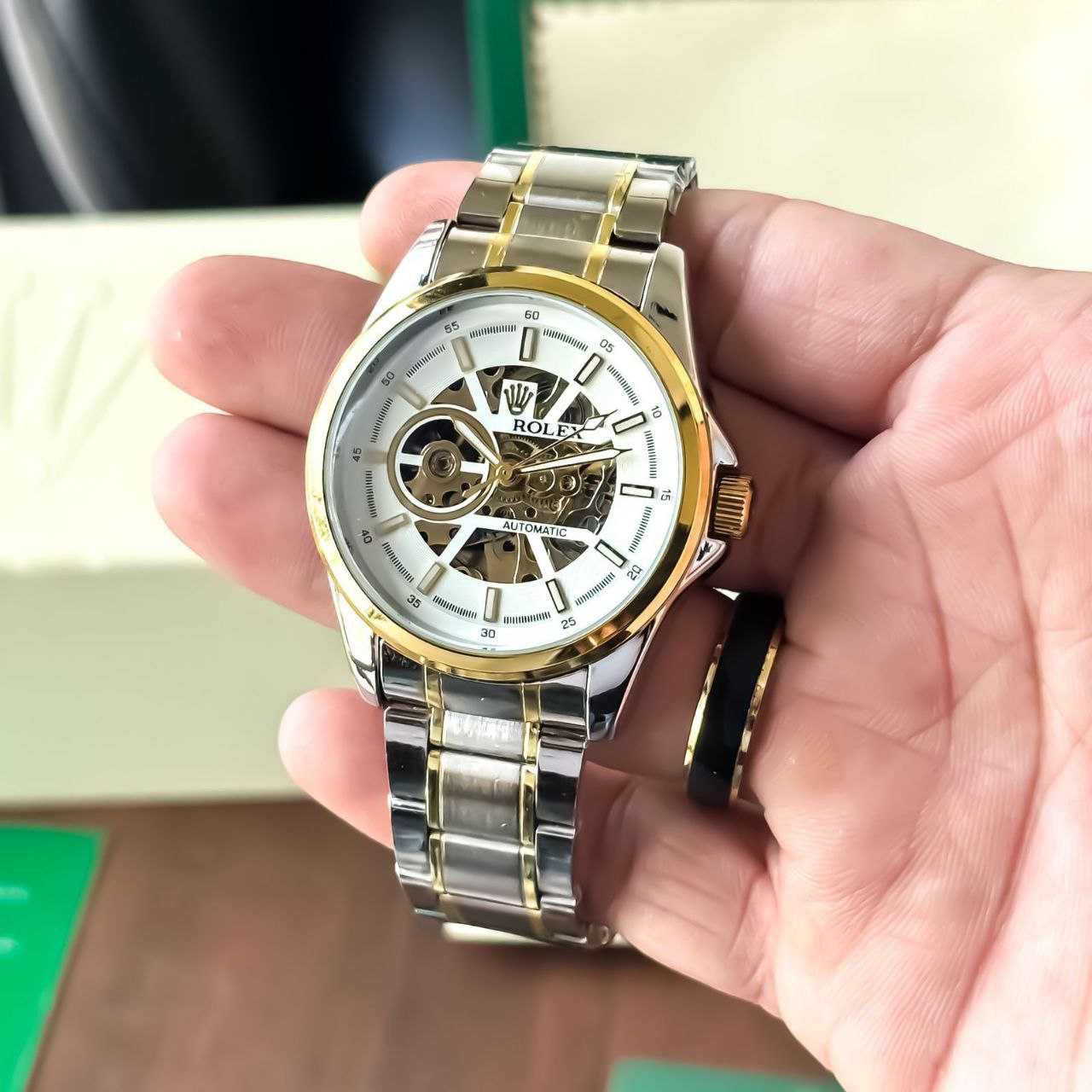 YNF Wholesale Brass Mens Luxury & Designer Watches KESH595 Rolex skeleton | Surat Manufacturer