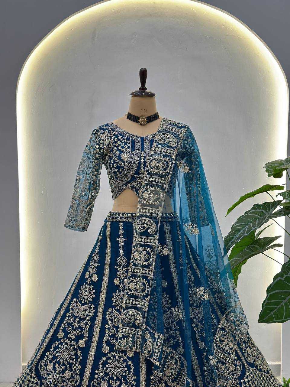 YNF Wholesale Butterfly Net Wedding Lehenga KESH533 5161 | Surat Manufacturer