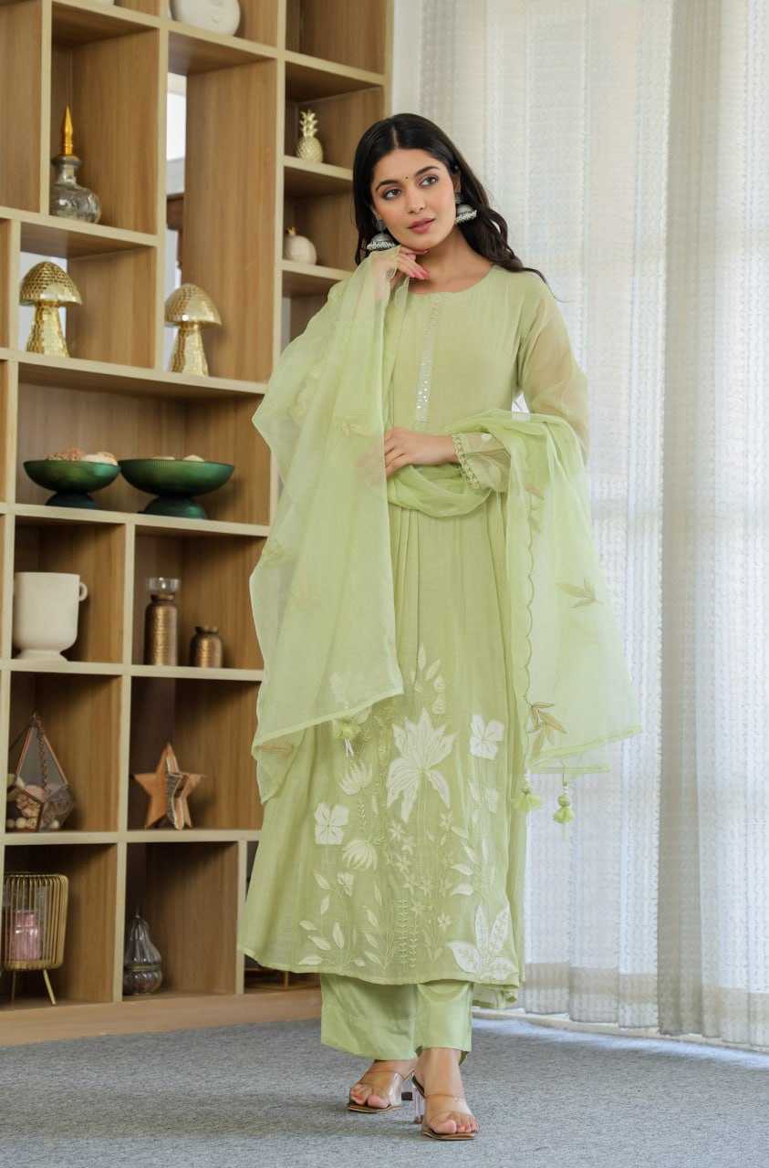 YNF Wholesale Chanderi Silk Chanderi Suit KESH595 DEVKI | Surat Manufacturer