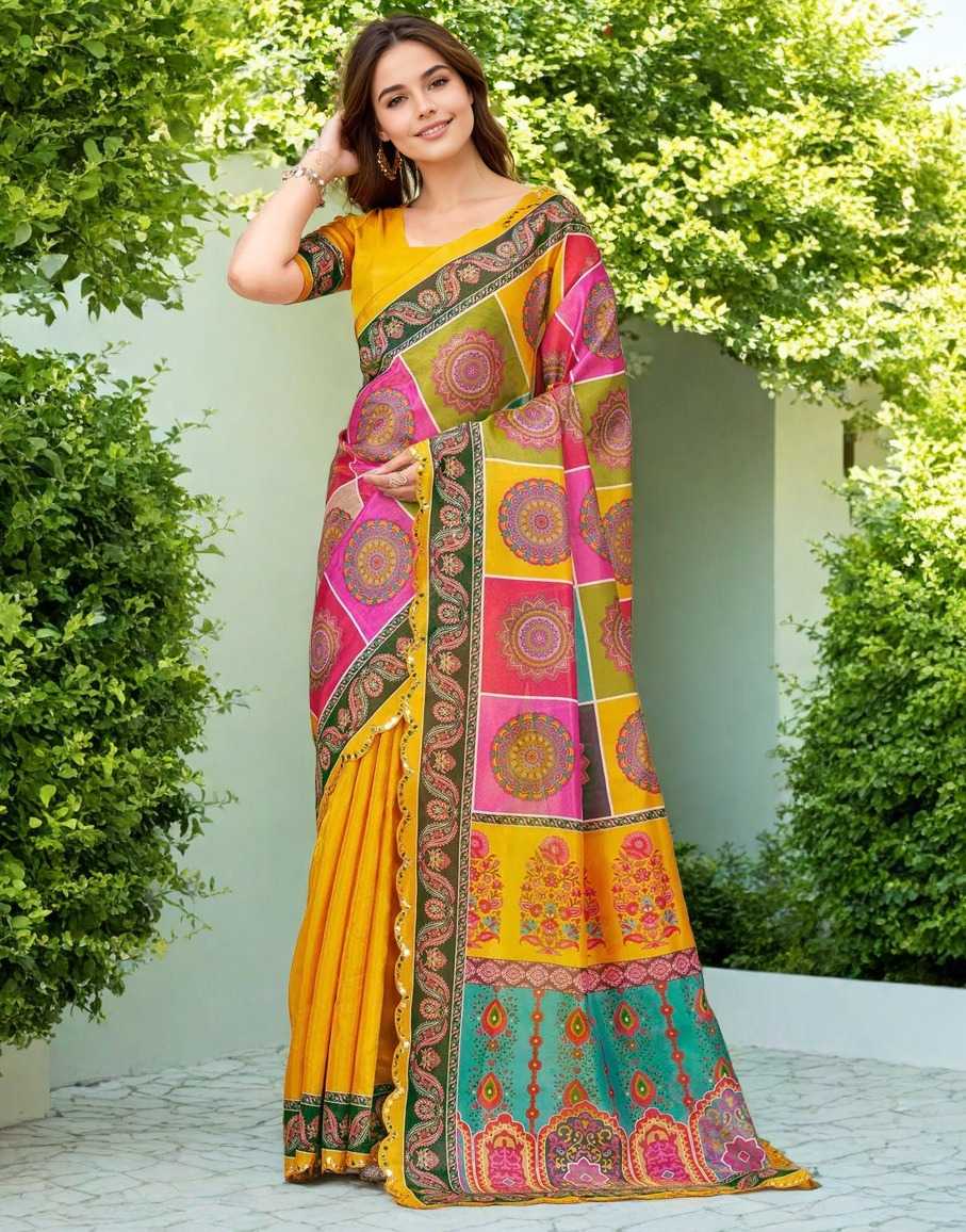 YNF Wholesale Chanderi Silk Traditional Silk Sarees KESH624 SATRANI | Surat Manufacturer