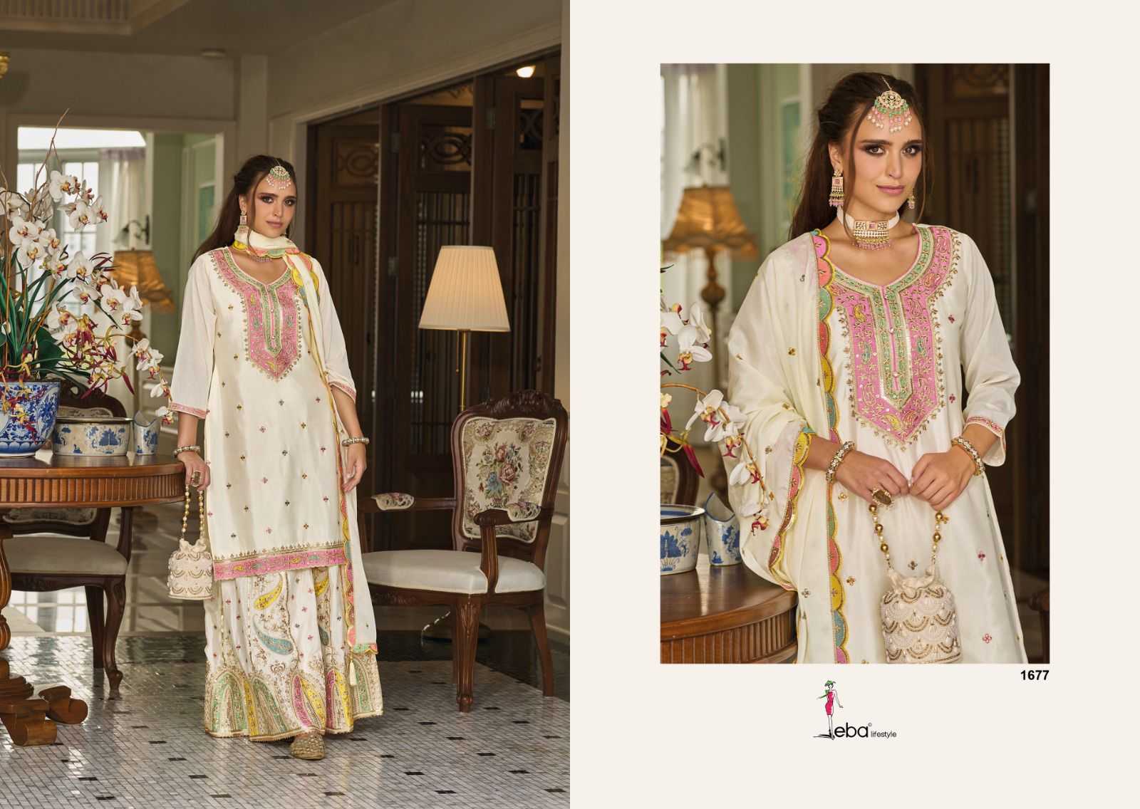 YNF Wholesale Chinon Ladies Suits KESH530 JEBA SAFROON vol-3 | Surat Manufacturer